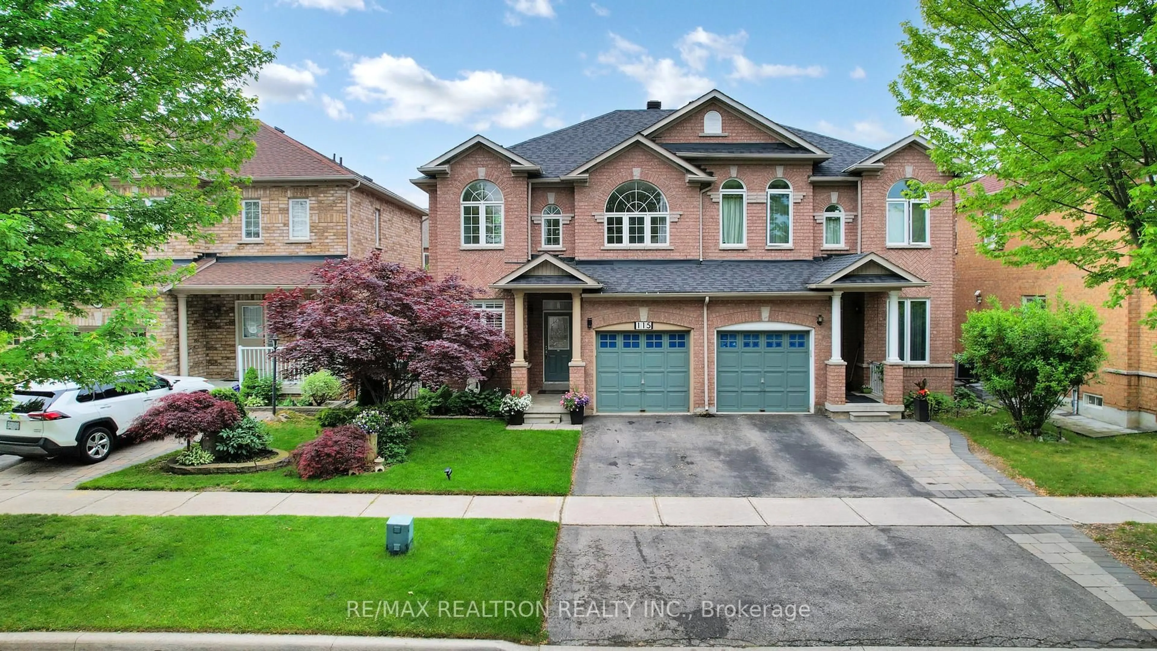 Home with brick exterior material, street for 115 Park Place Dr, Markham Ontario L6E 1Z5