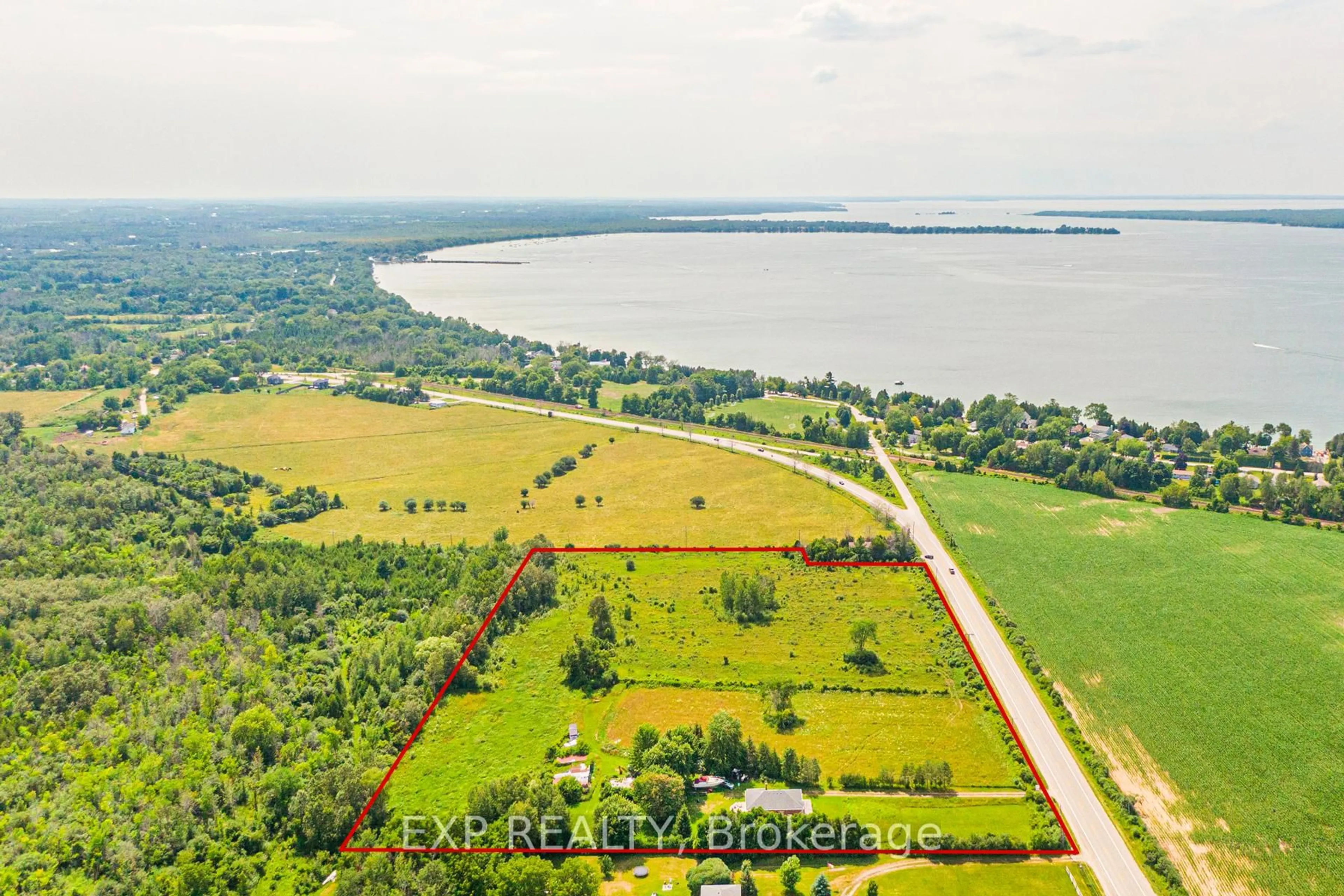A pic from outside/outdoor area/front of a property/back of a property/a pic from drone, water/lake/river/ocean view for B130 Durham Regional Road 23, Brock Ontario L0K 1A0