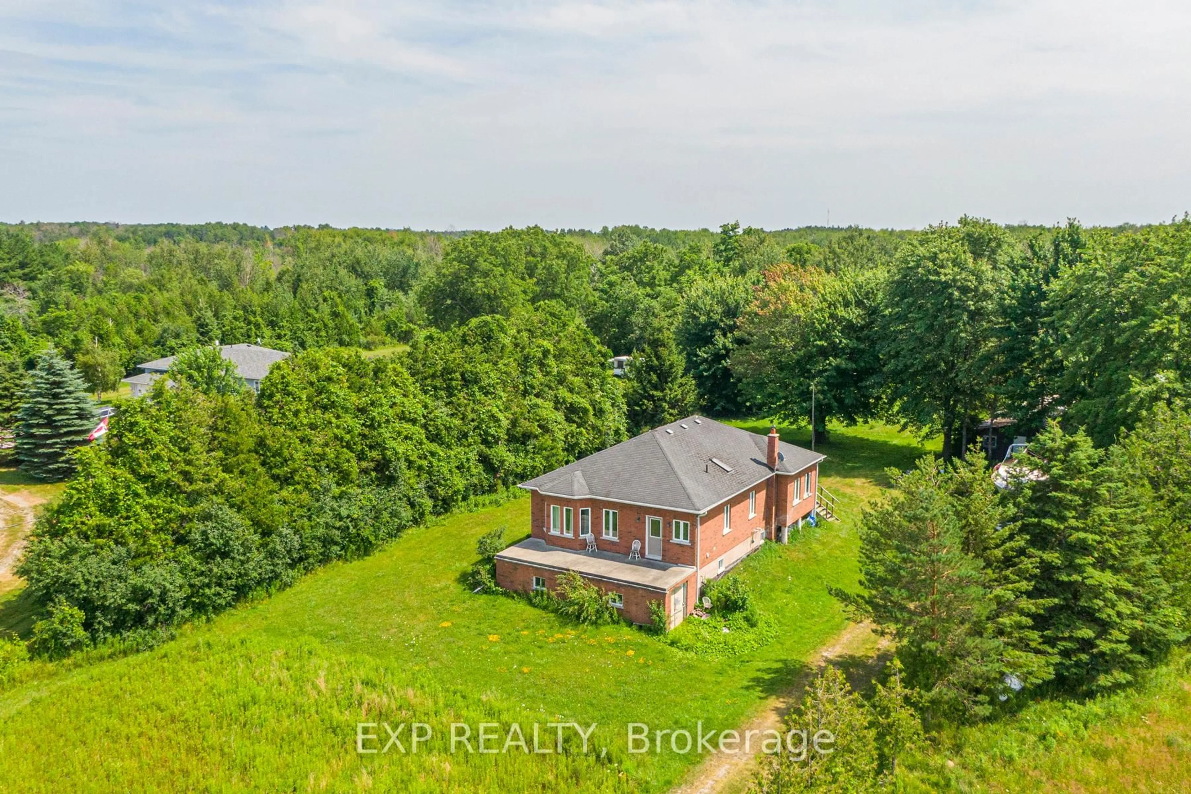 A pic from outside/outdoor area/front of a property/back of a property/a pic from drone, unknown for B130 Durham Regional Road 23, Brock Ontario L0K 1A0