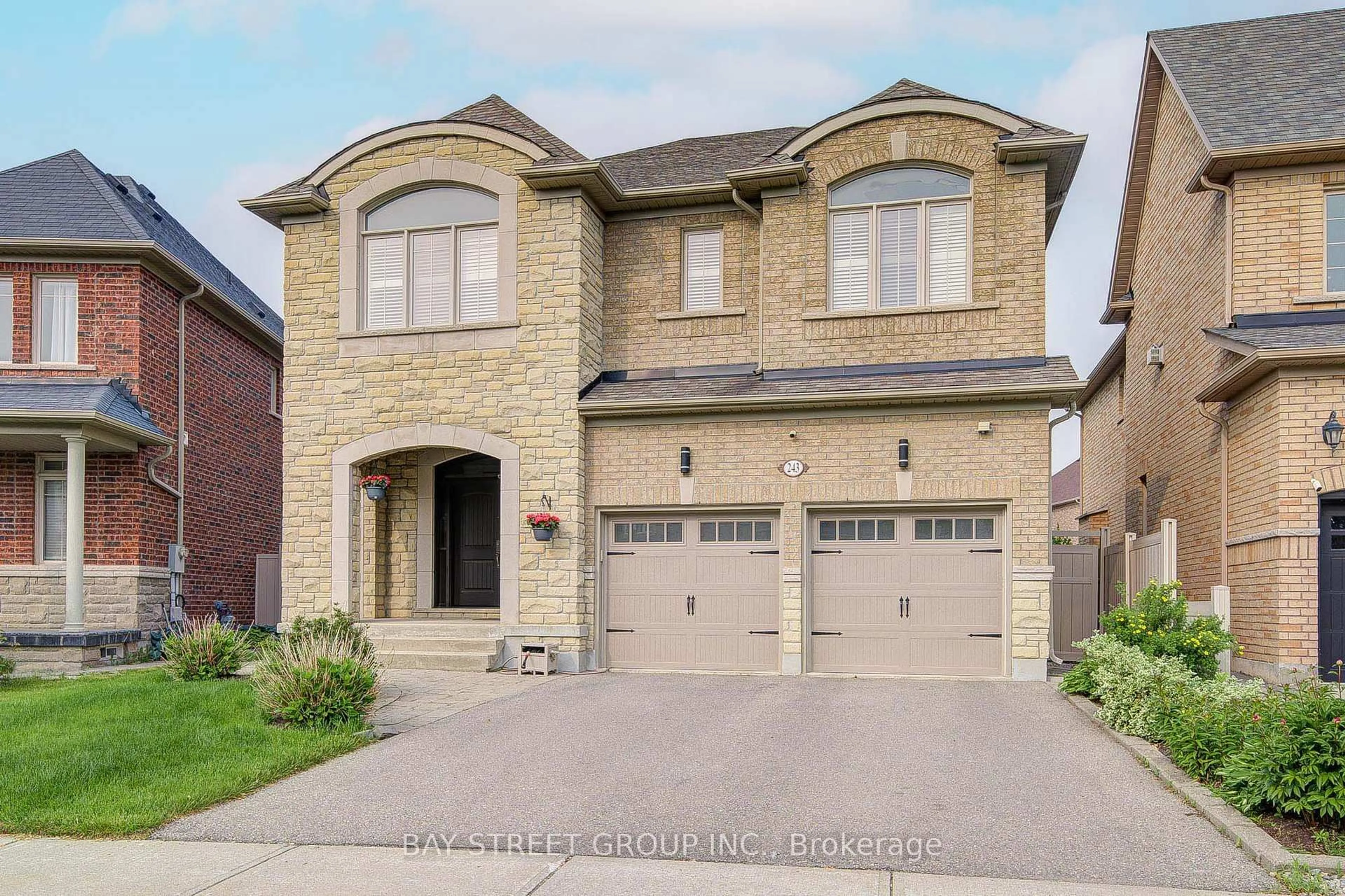 Home with brick exterior material, street for 243 Israel Zilber Dr, Vaughan Ontario L6A 0L5