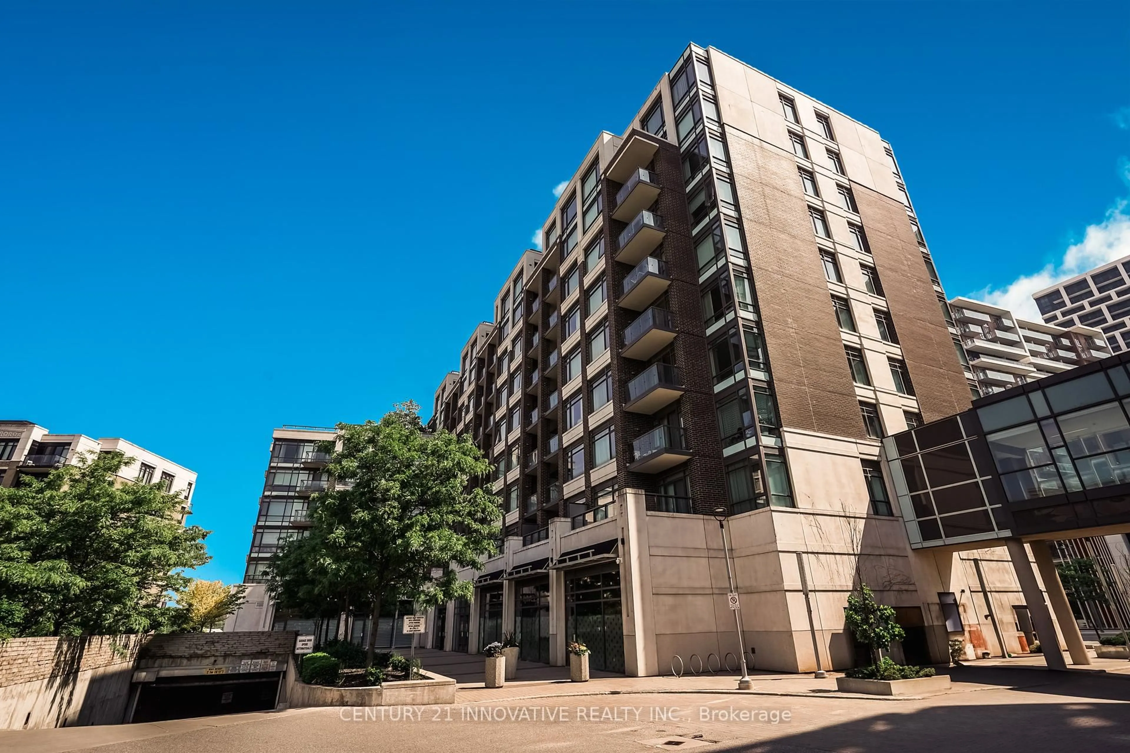 A pic from outside/outdoor area/front of a property/back of a property/a pic from drone, building for 8130 Birchmount Rd #517, Markham Ontario L6G 0E4