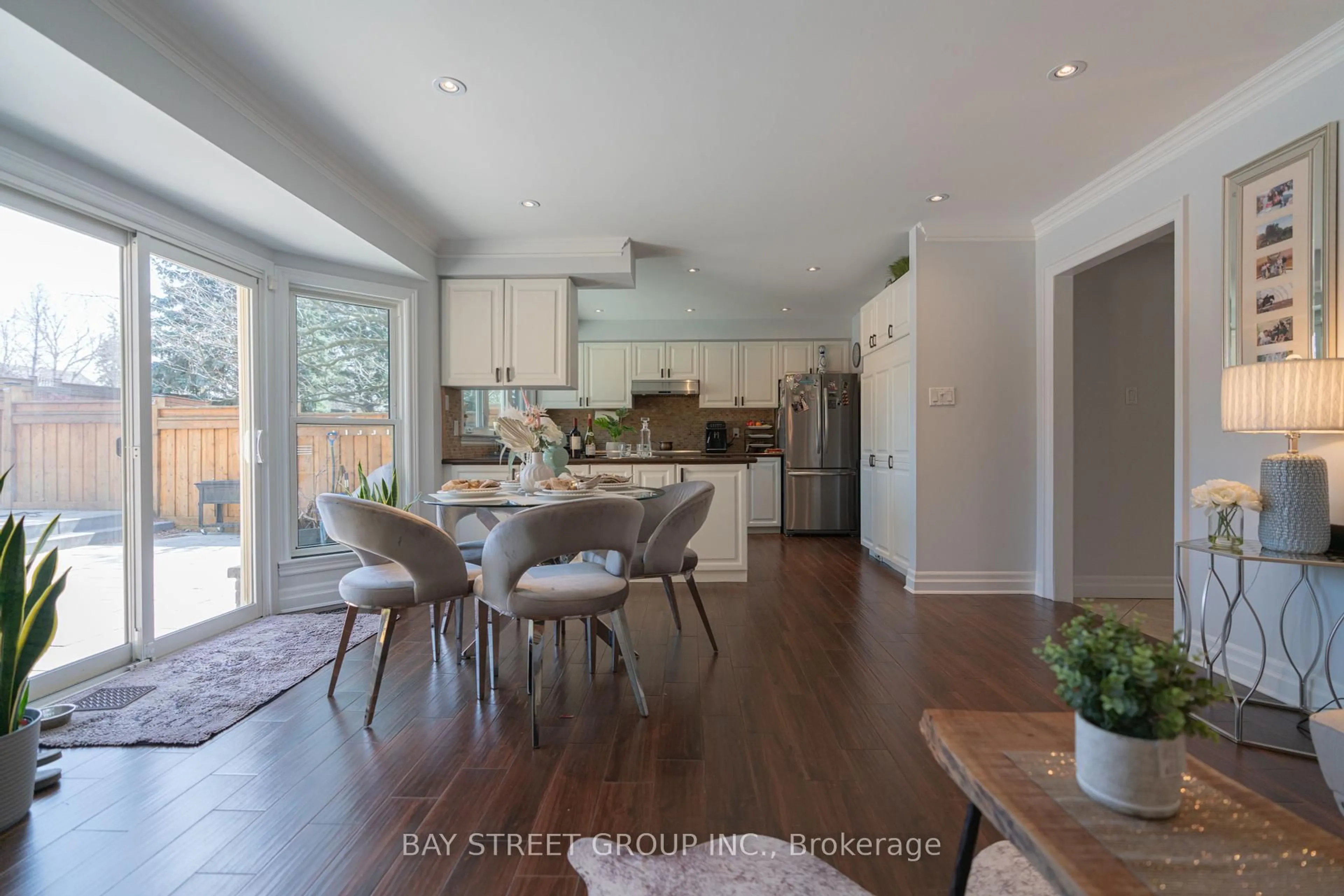 Open concept kitchen, unknown for 40 Woodmans Chart, Markham Ontario L3R 6K7