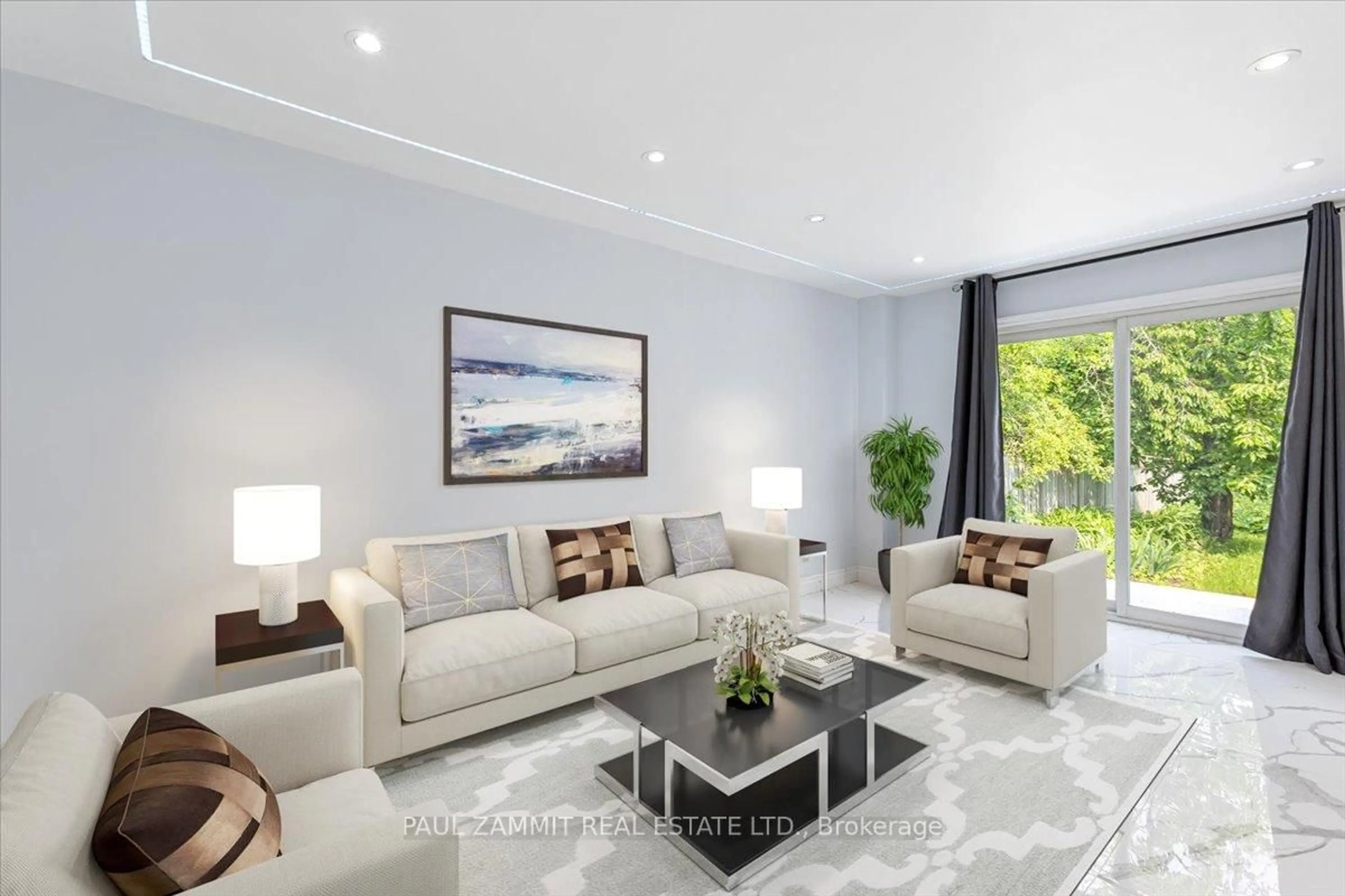Living room with furniture, unknown for 144 Snowshoe Cres, Markham Ontario L3T 4M9