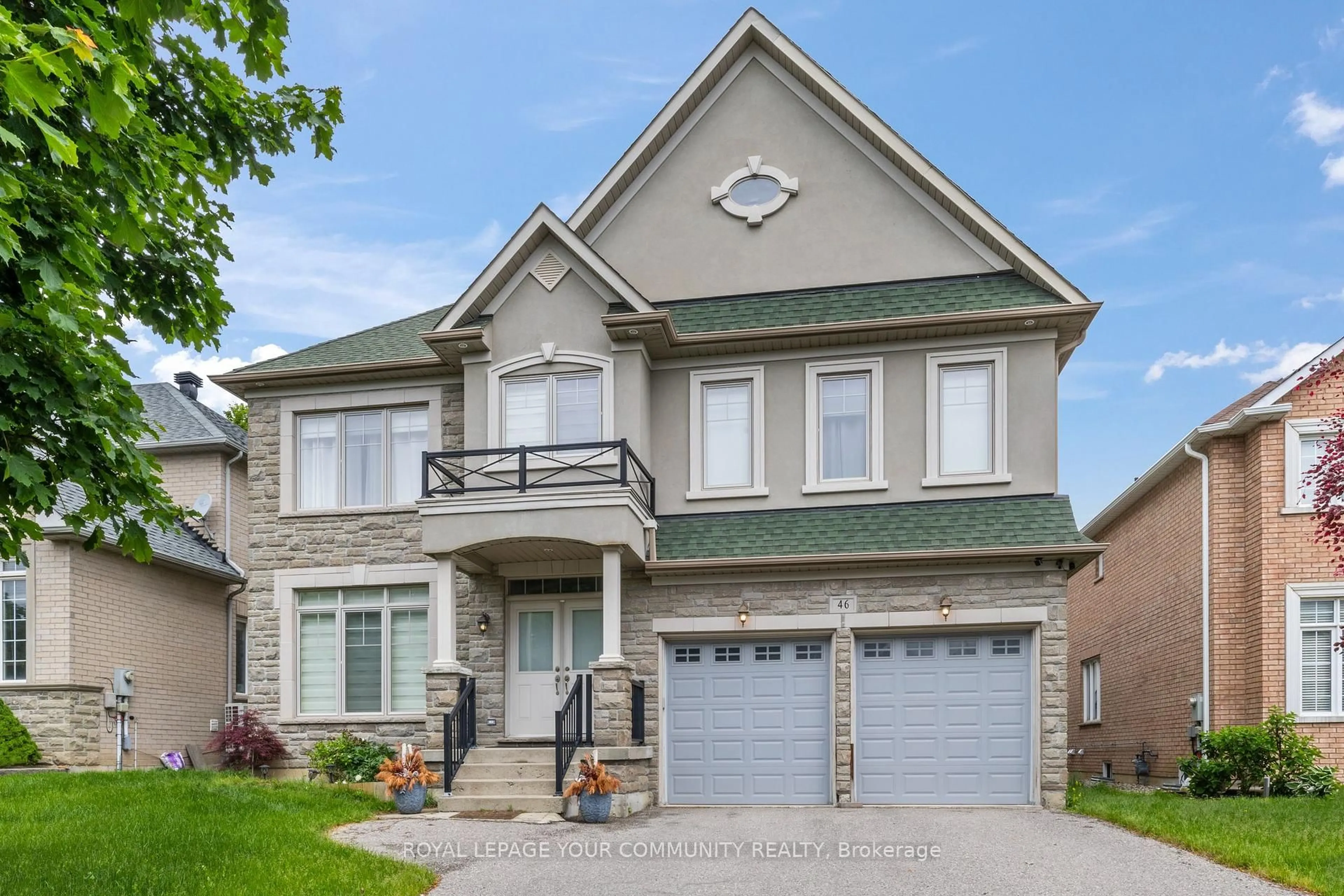 Home with brick exterior material, street for 46 Pairash Ave, Richmond Hill Ontario L4C 0N1