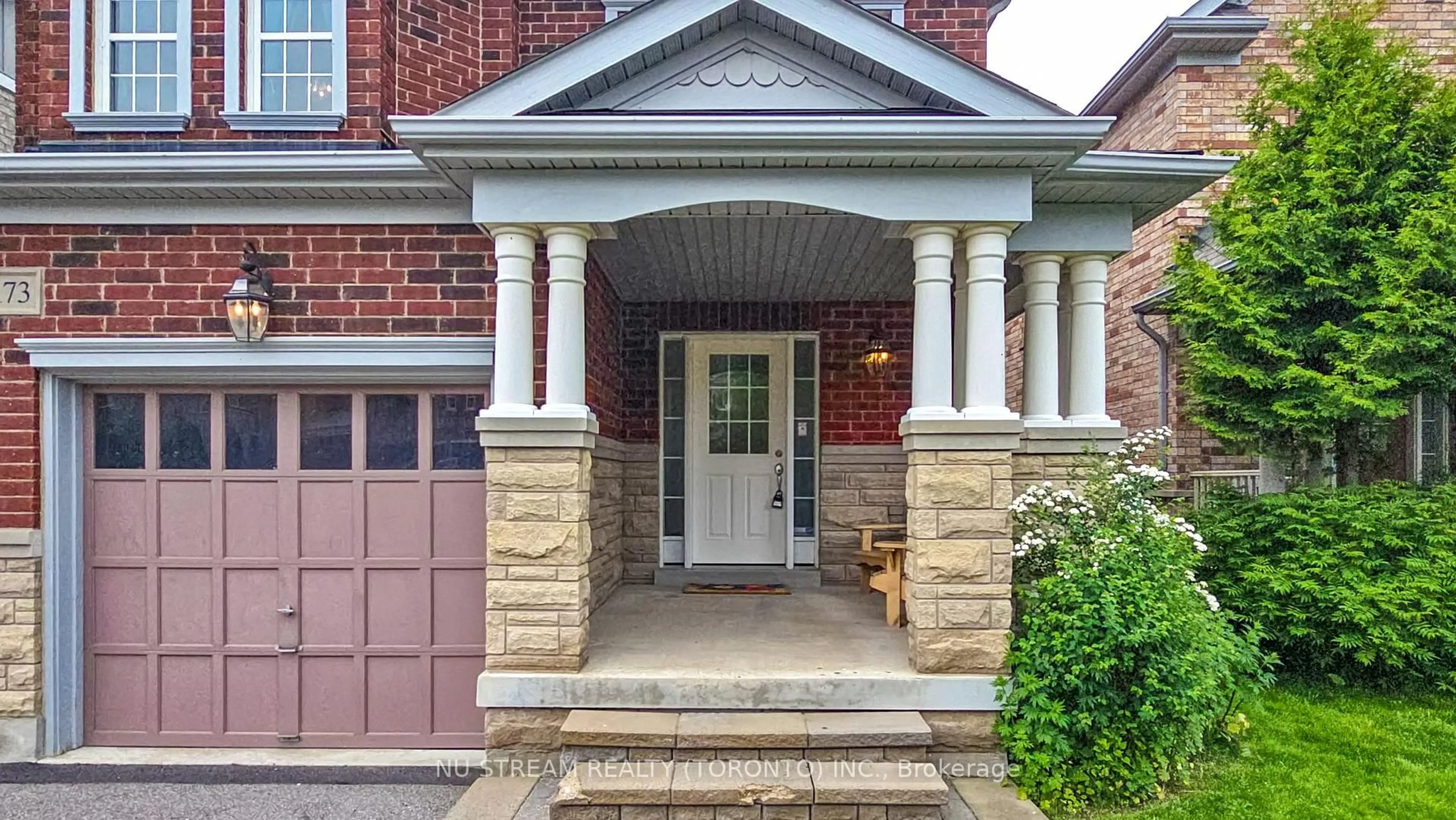 Home with brick exterior material, street for 173 Downy Emerald Dr, Bradford West Gwillimbury Ontario L3Z 0E6