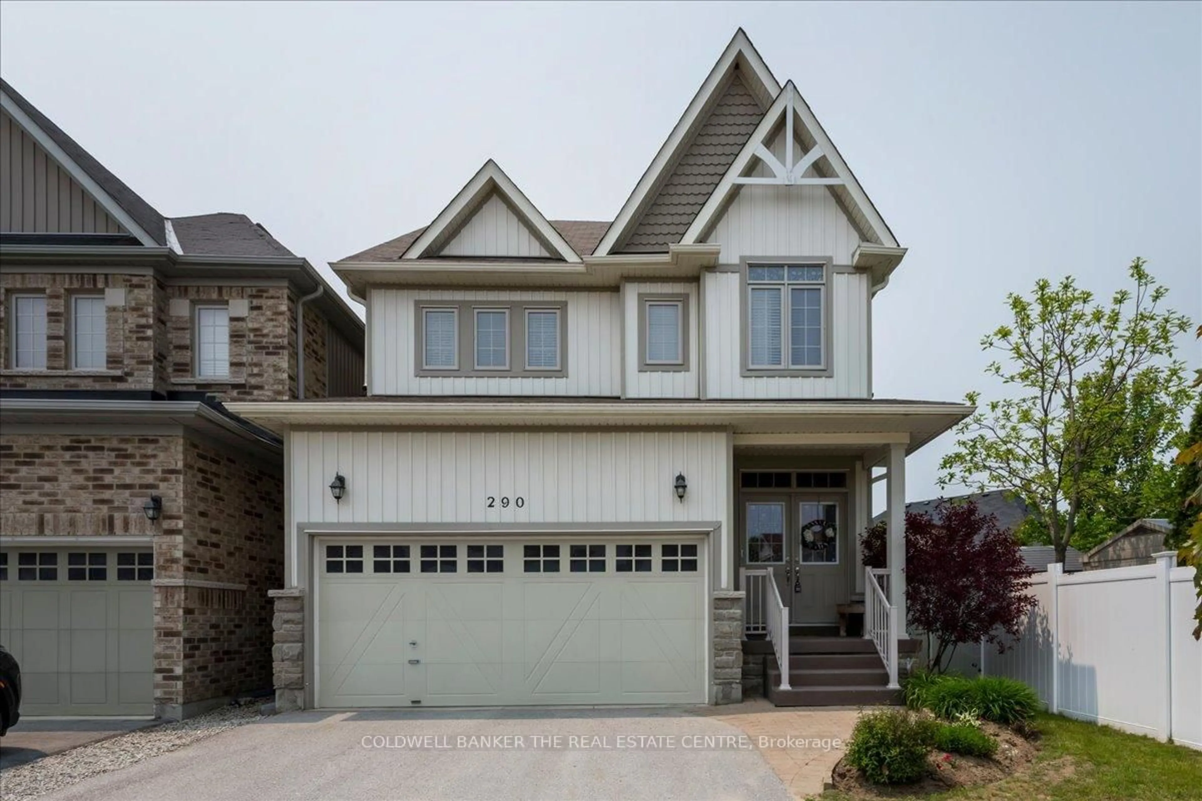 Home with brick exterior material, street for 290 Greenwood Dr, Essa Ontario L0M 1B4
