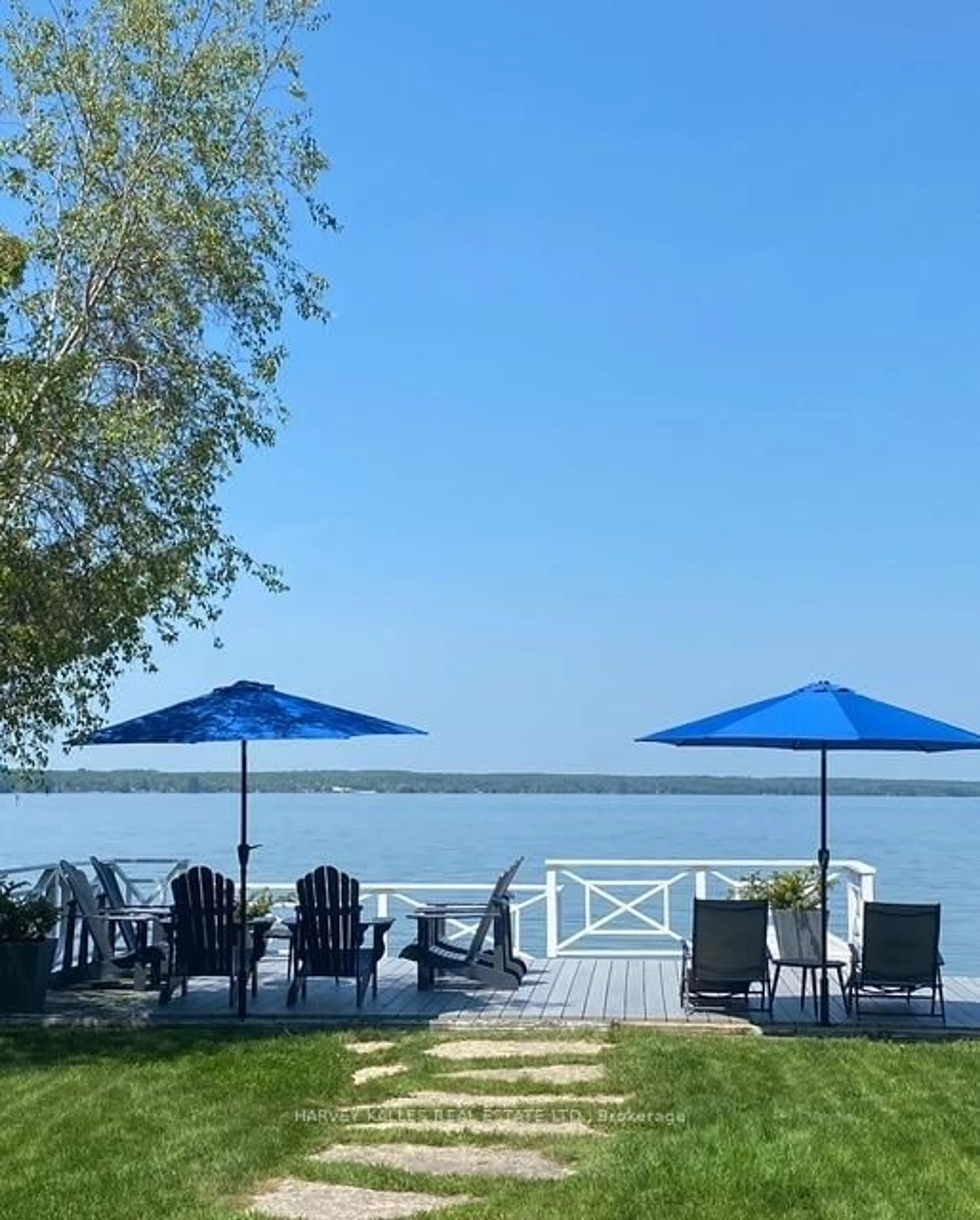 Patio, water/lake/river/ocean view for 74 Lakeside Dr, Innisfil Ontario L9S 2V3