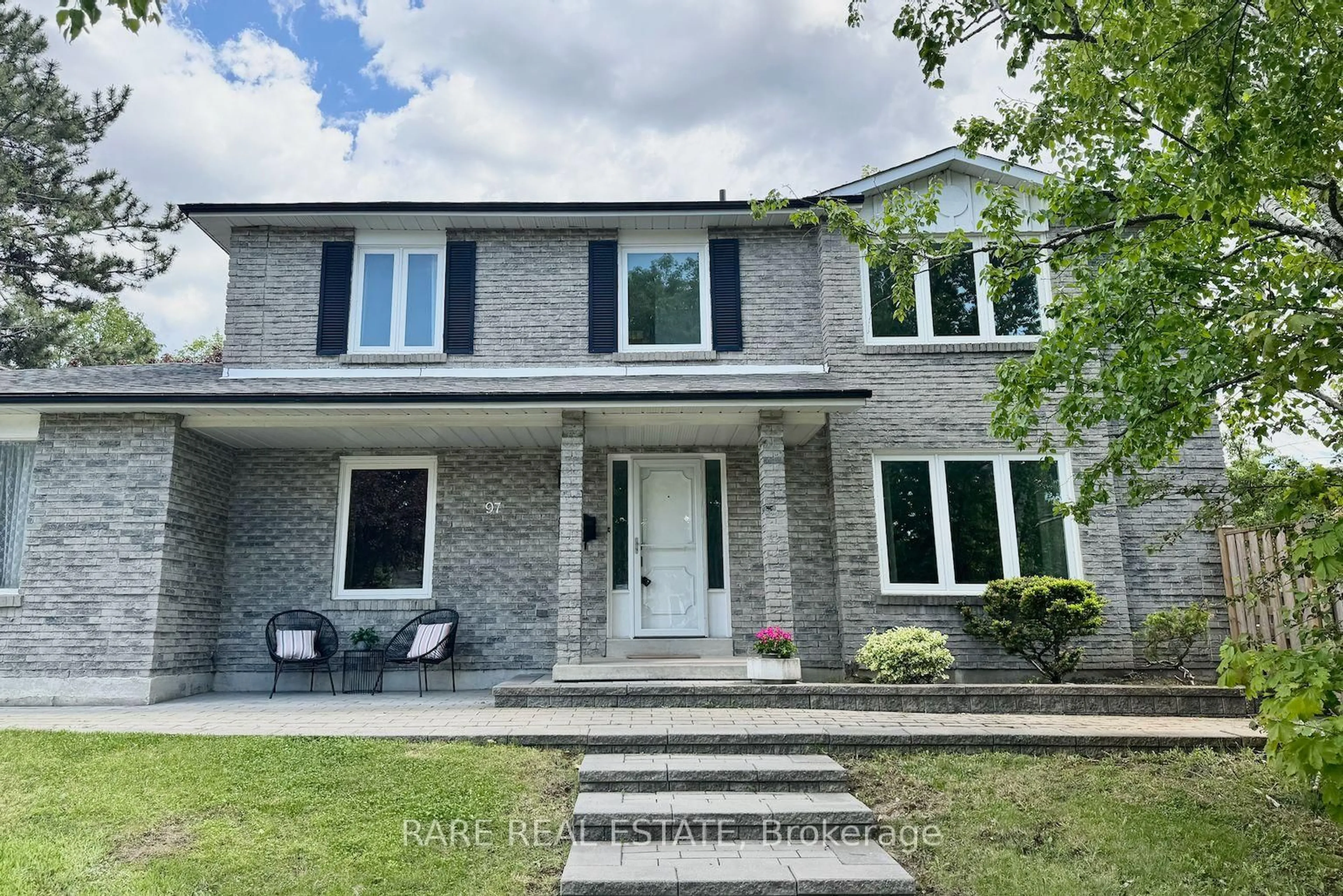 Home with brick exterior material, street for 97 Kings College Rd, Markham Ontario L3T 5S2