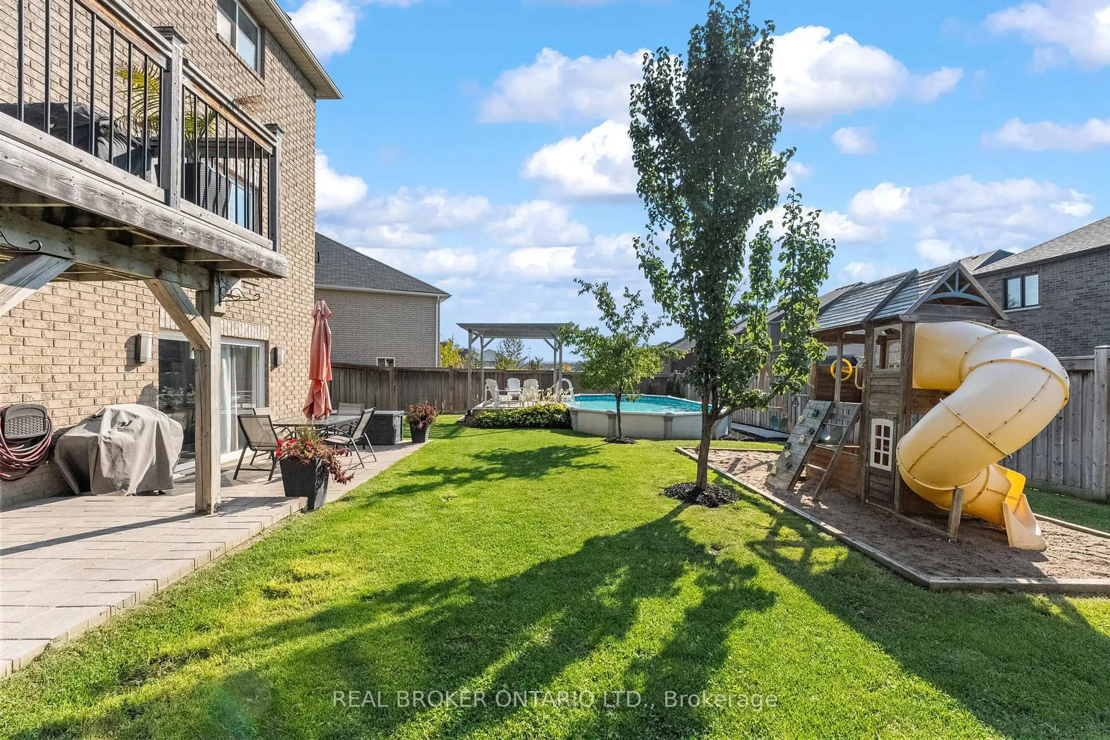 Patio, water/lake/river/ocean view for 1399 Kellough St, Innisfil Ontario L9S 0H7