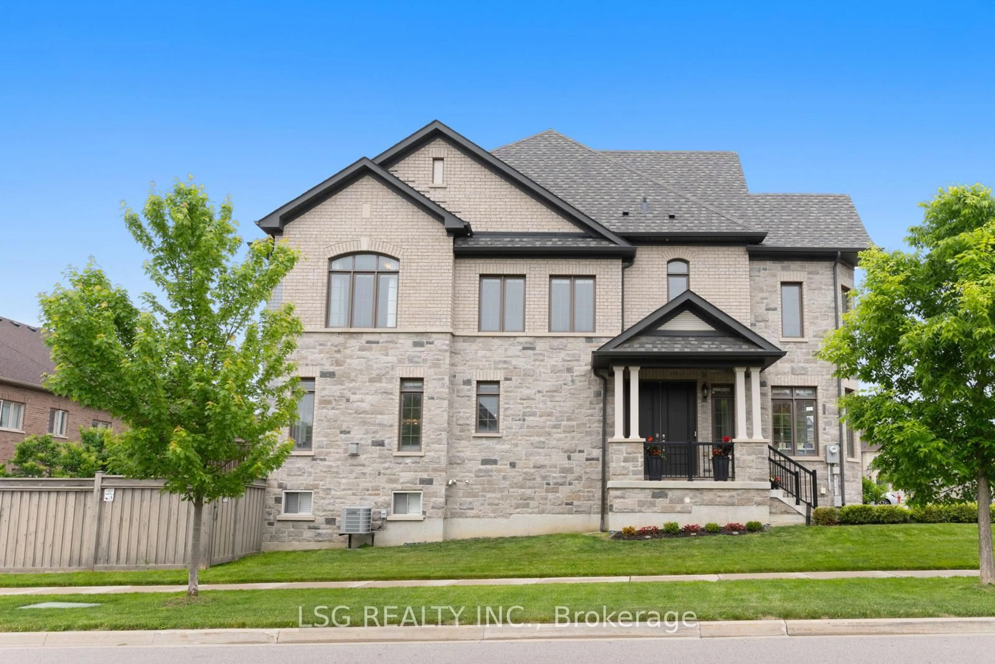 Home with brick exterior material, street for 312 Roy Harper Ave, Aurora Ontario L4G 1A6