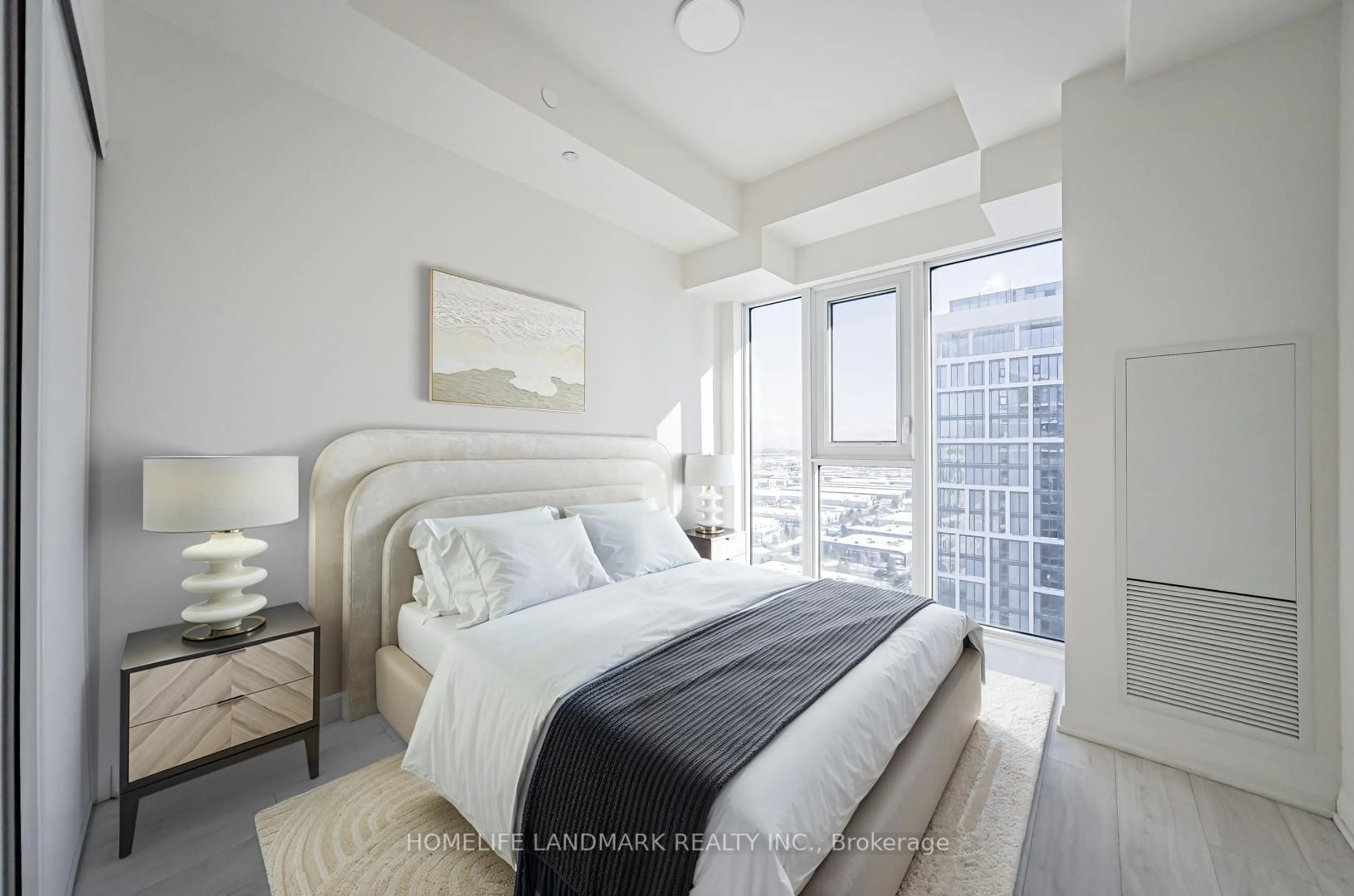 Bedroom with bed, unknown for 9000 Jane St #2304, Vaughan Ontario L4K 0M6