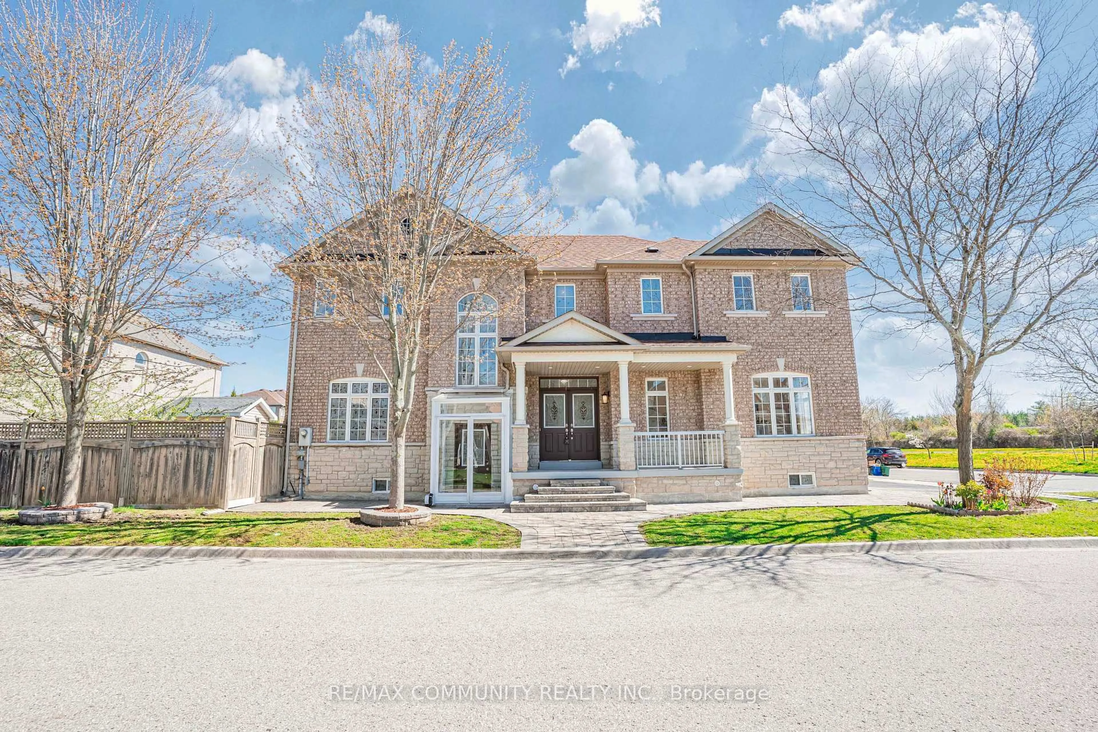 Home with brick exterior material, street for 42 Reginald Lamb Cres, Markham Ontario L6B 0B5