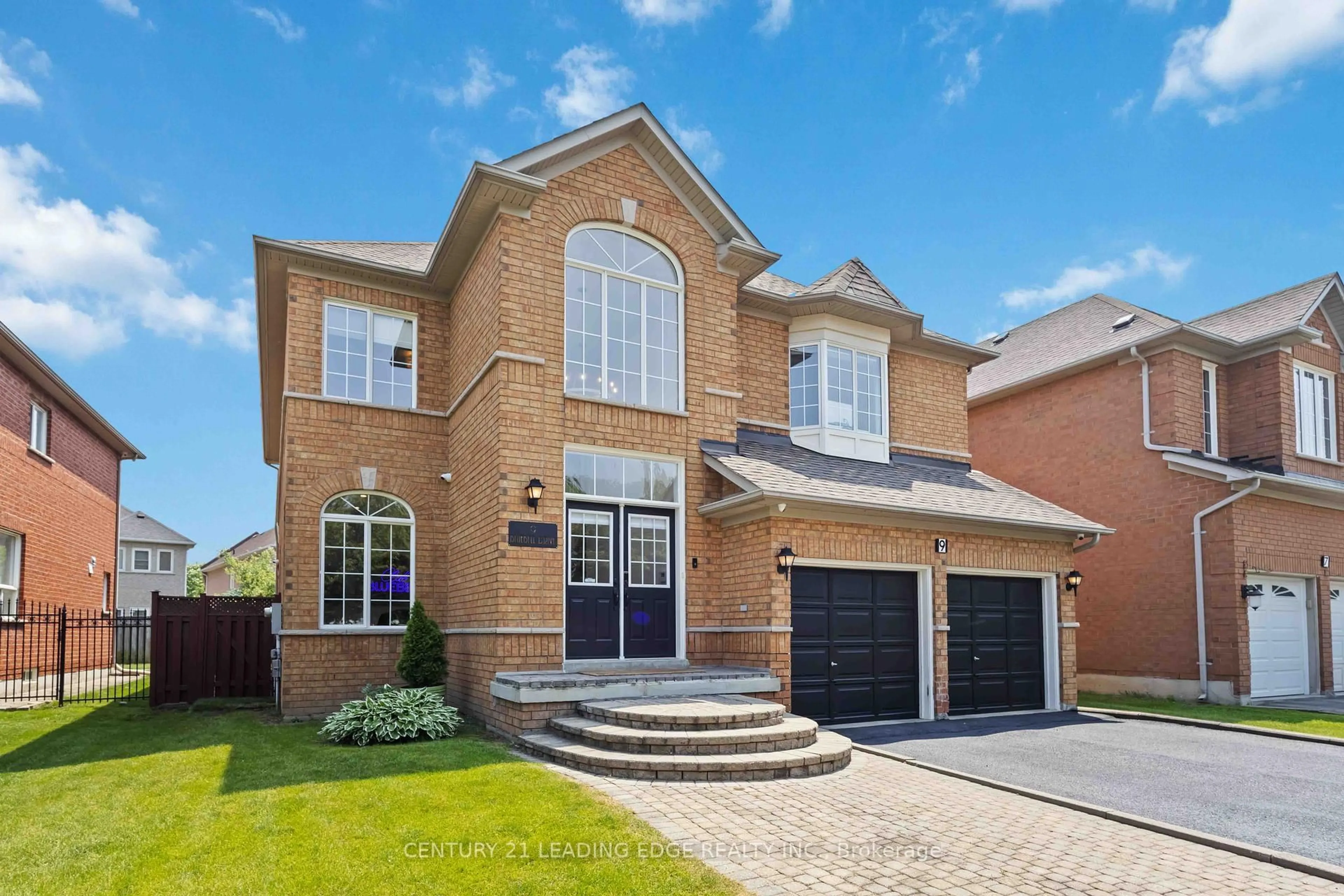 Home with brick exterior material, street for 9 BLUEBELL Dr, Markham Ontario L3S 3P8