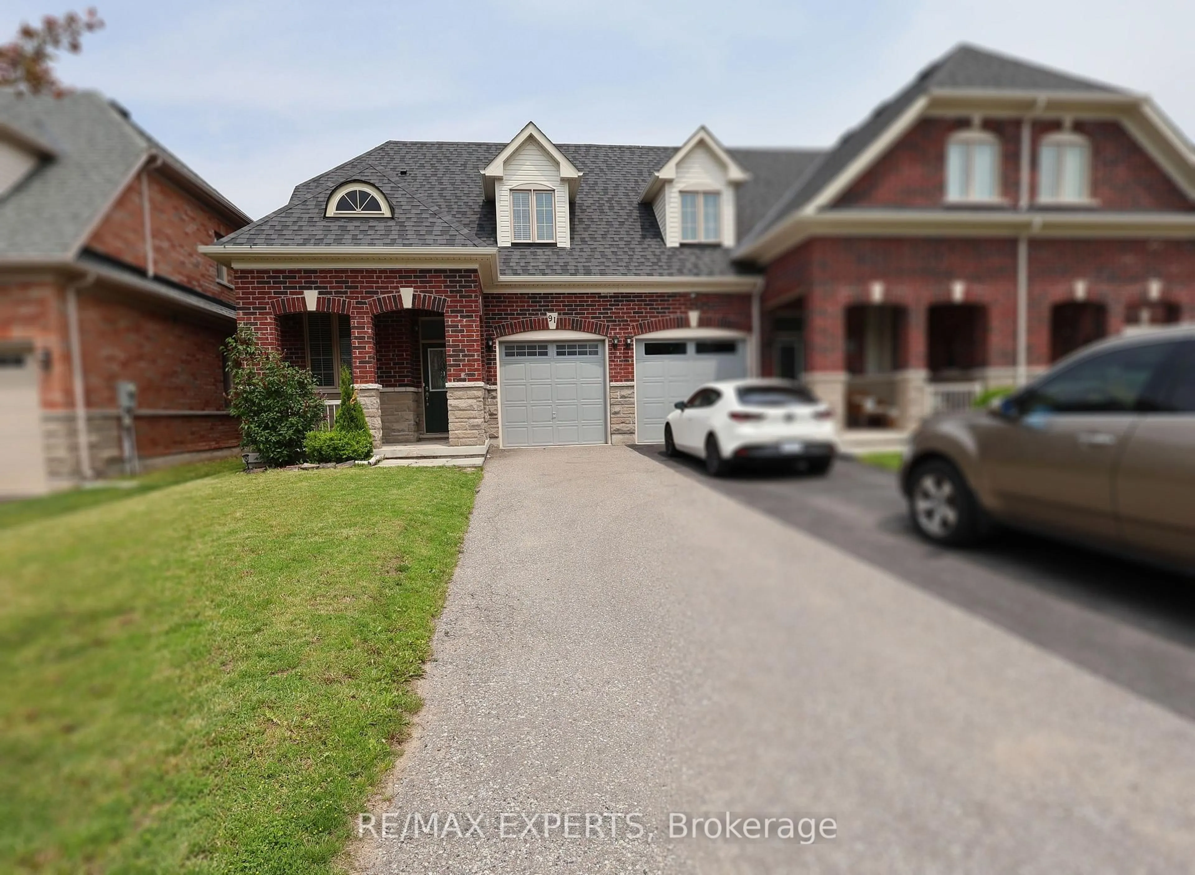 Home with brick exterior material, street for 91 Kingsmere Cres, New Tecumseth Ontario L9R 0K6
