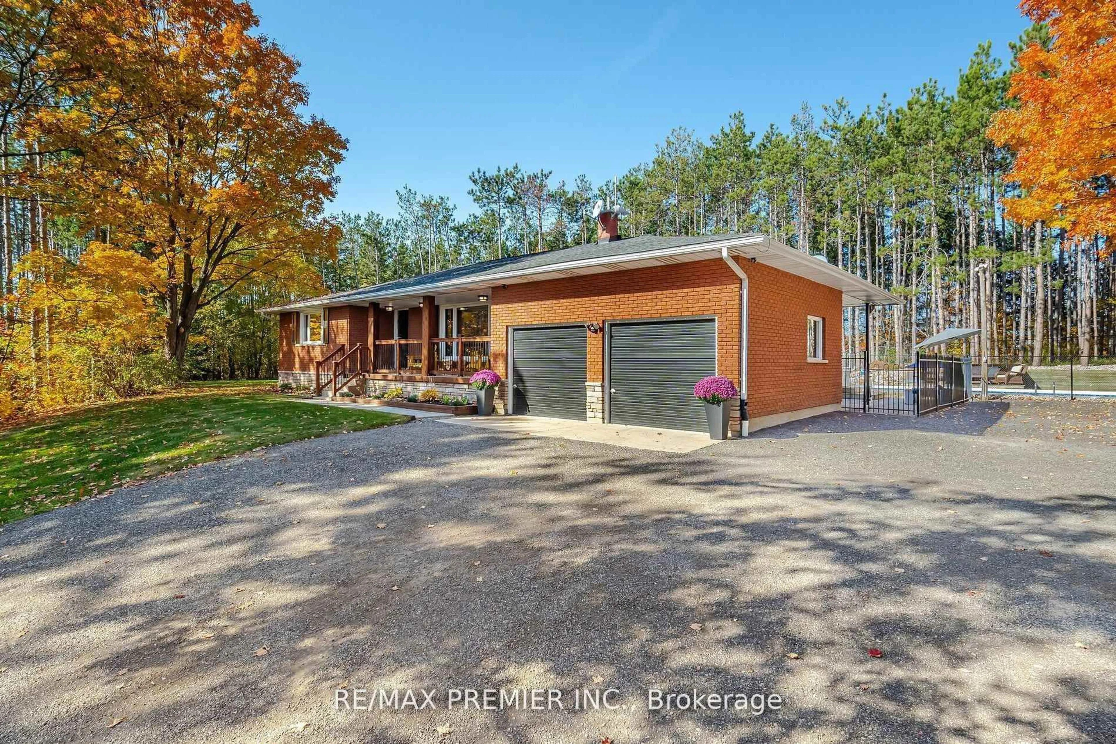 A pic from outside/outdoor area/front of a property/back of a property/a pic from drone, water/lake/river/ocean view for 4904 10th Sdrd, Essa Ontario L0L 2N0