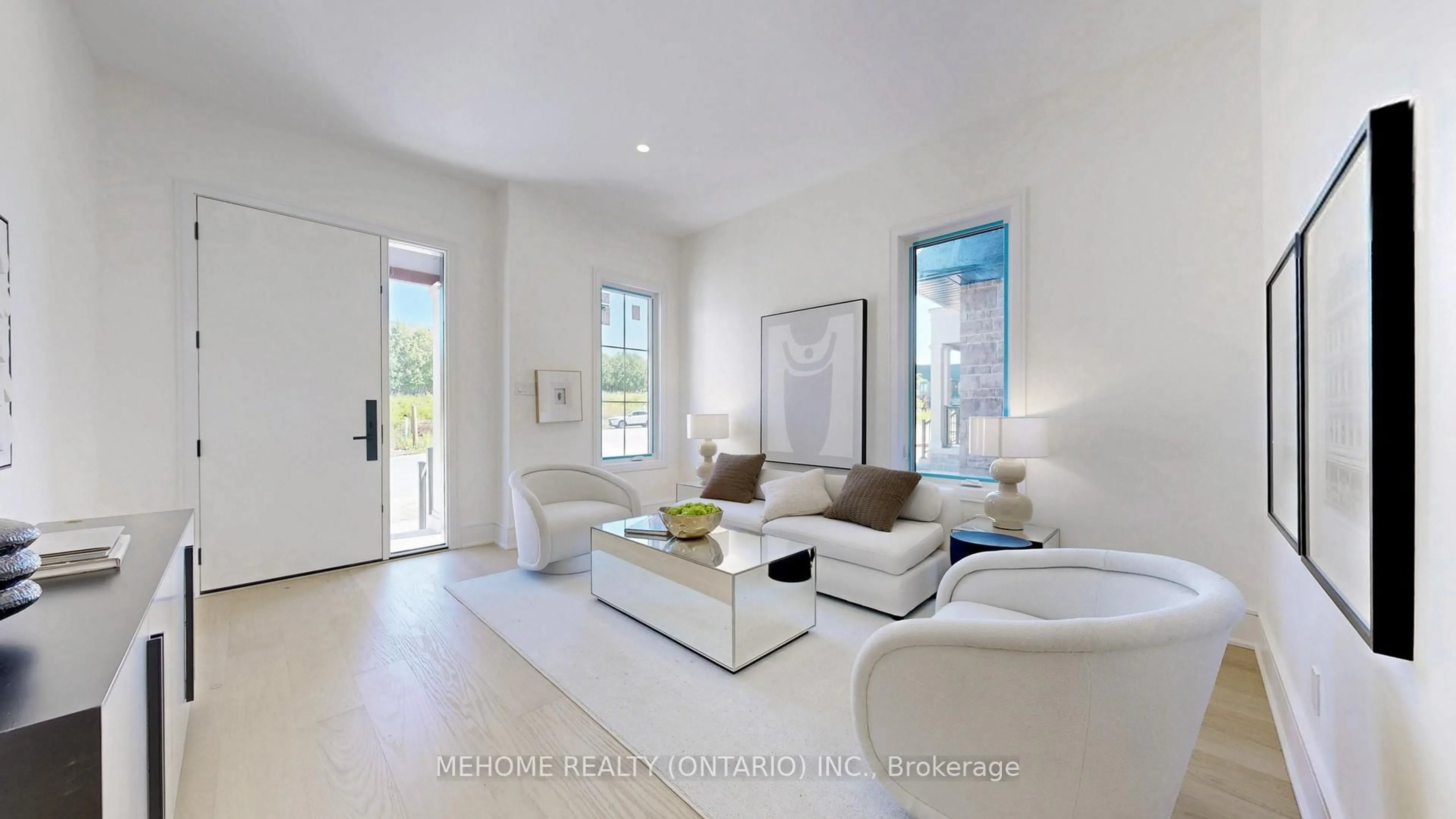 Living room with furniture, ceramic/tile floor for 79 Post Oak Dr, Richmond Hill Ontario L4E 4G9