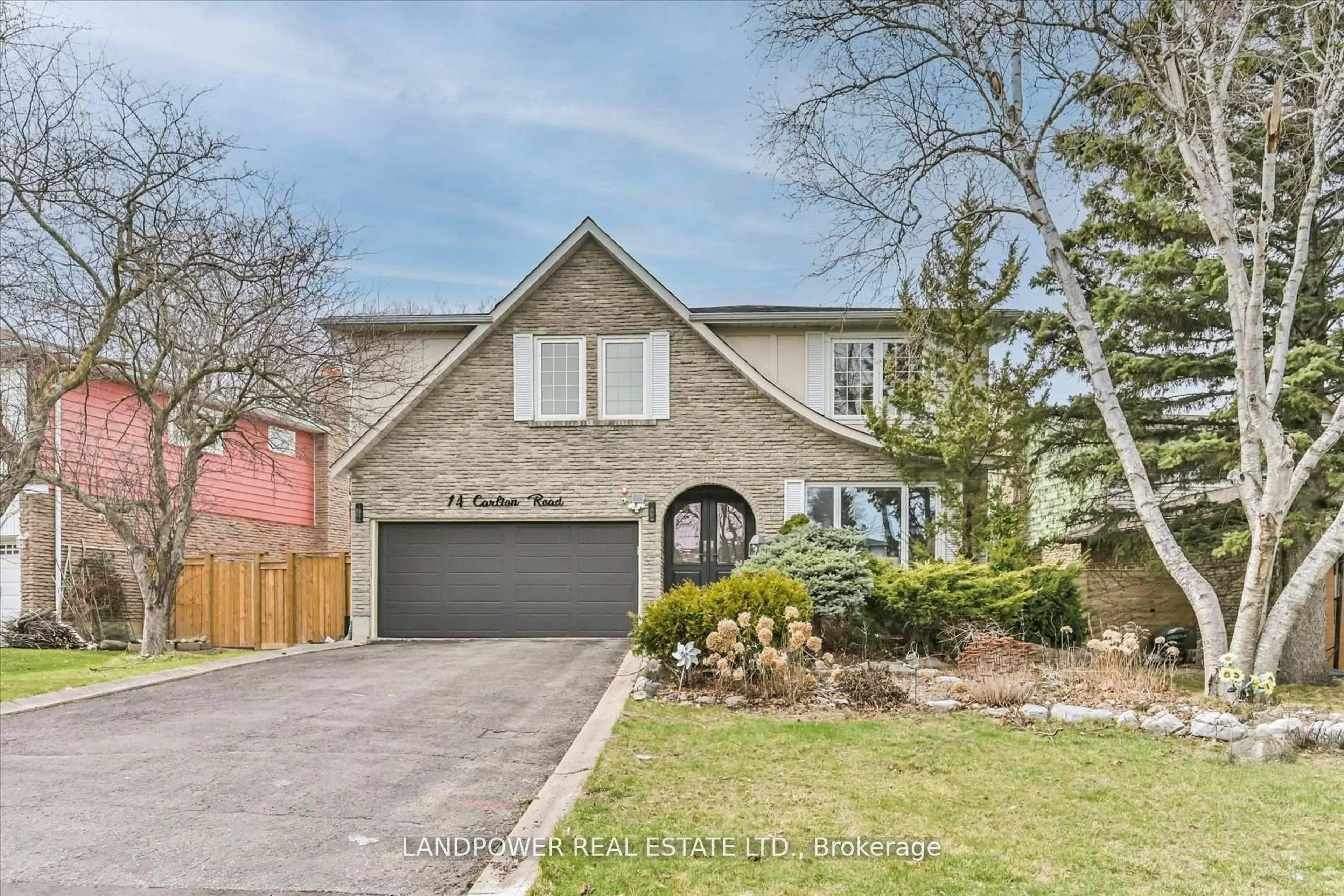 Home with brick exterior material, street for 14 Carlton Rd, Markham Ontario L3R 1Z2