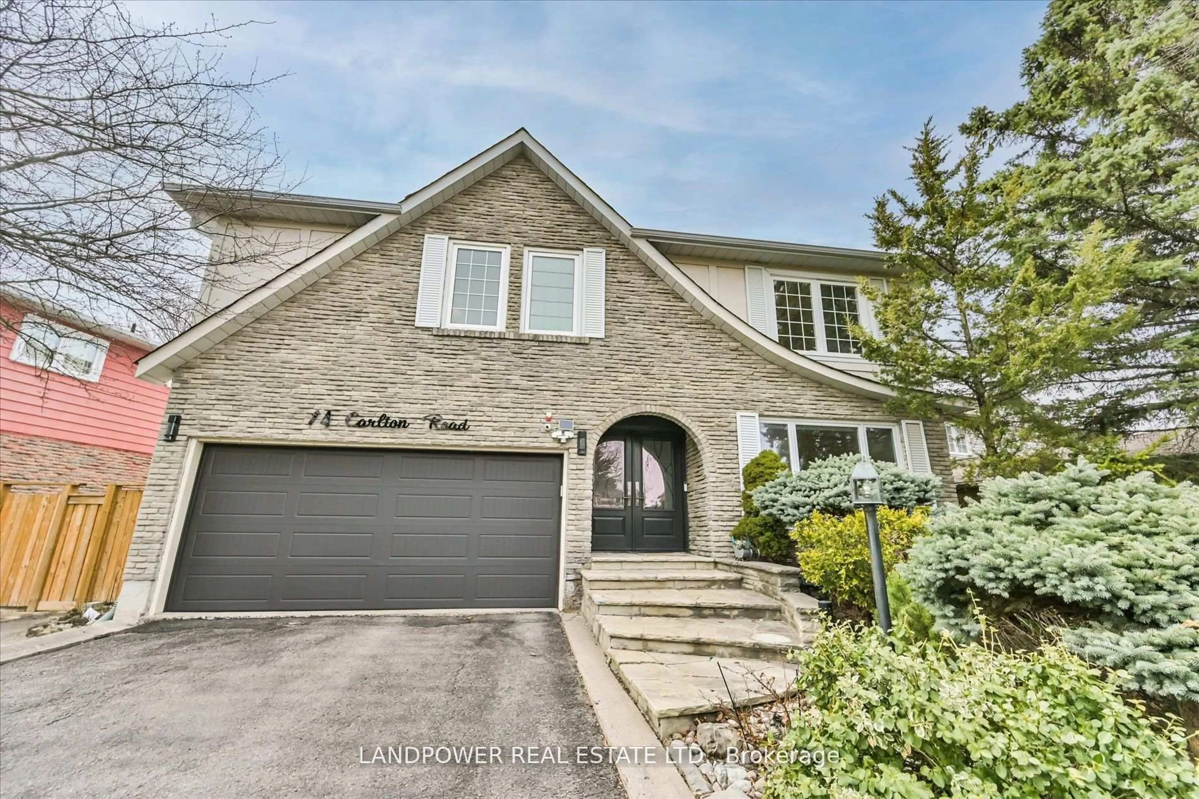 Home with brick exterior material, street for 14 Carlton Rd, Markham Ontario L3R 1Z2