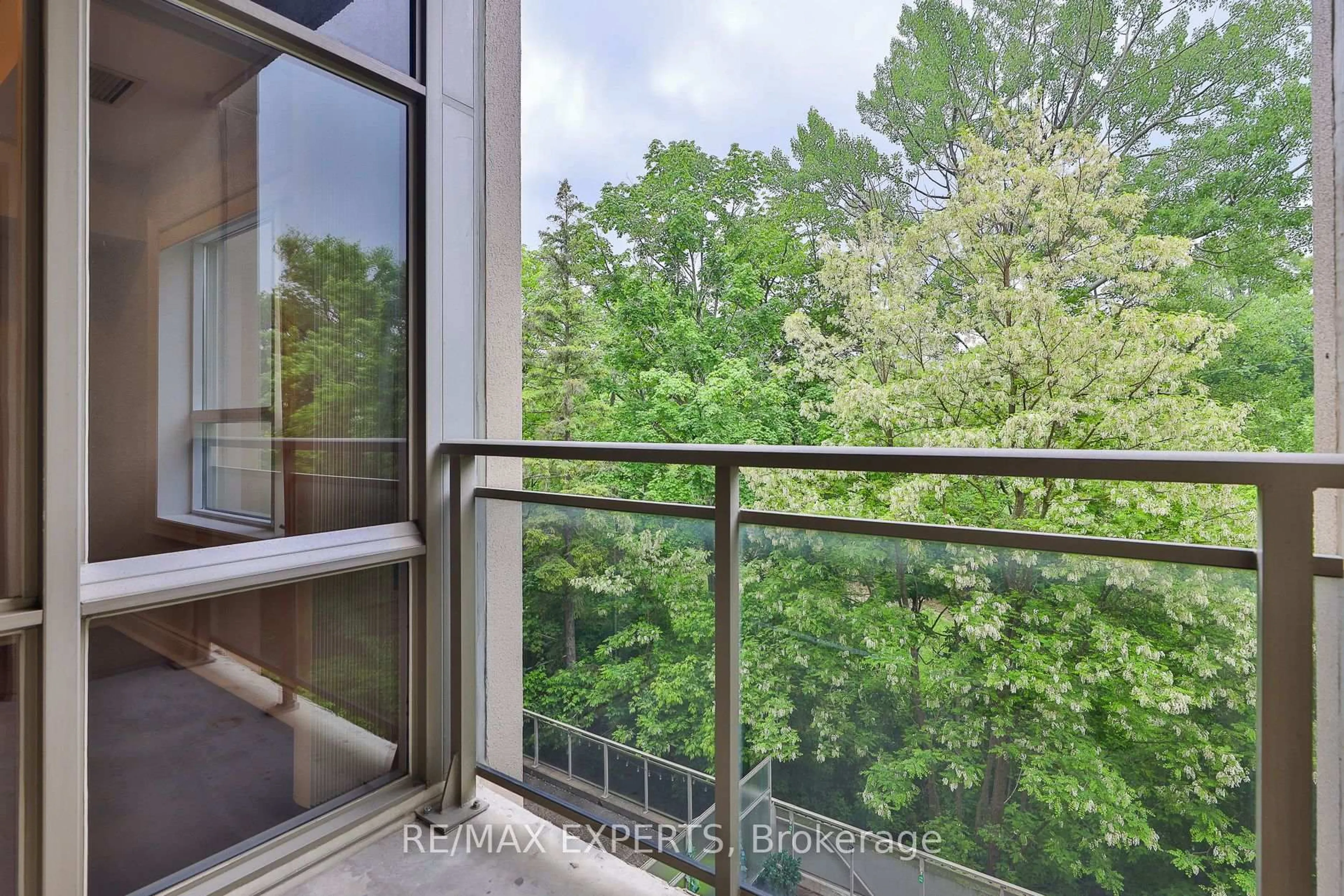 Balcony in the apartment, forest/trees view for 8201 Islington Ave #319, Vaughan Ontario L4L 9S6