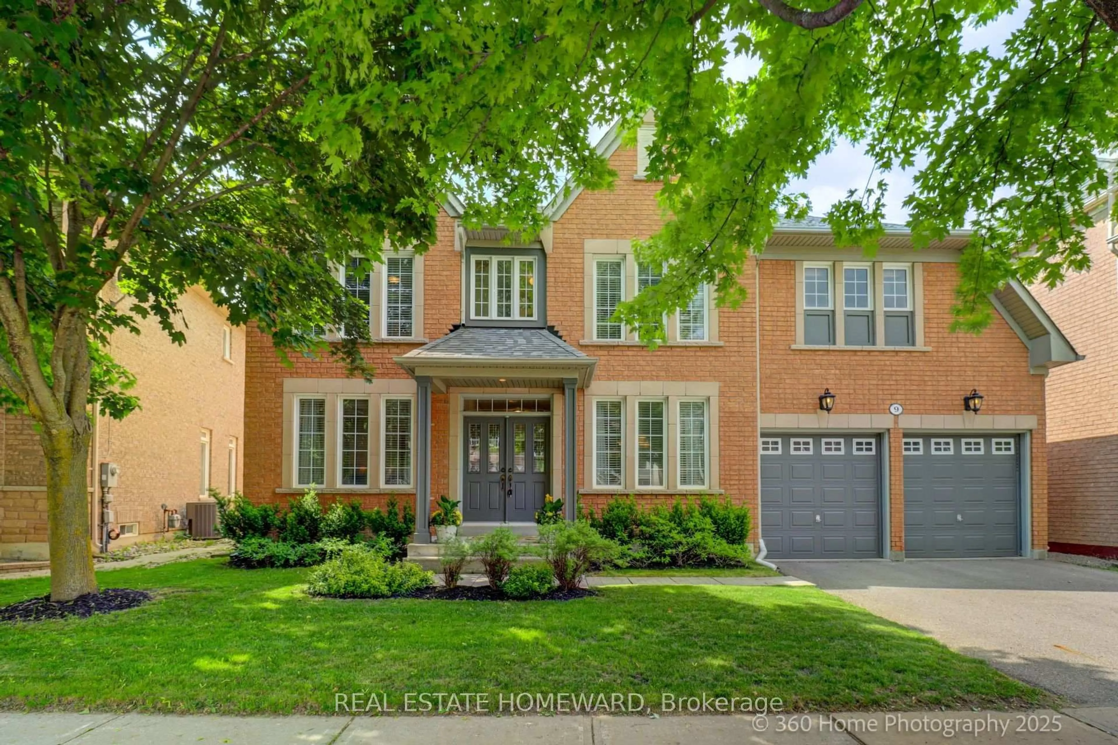 Home with brick exterior material, street for 9 Tarmack Dr, Richmond Hill Ontario L4E 0E6