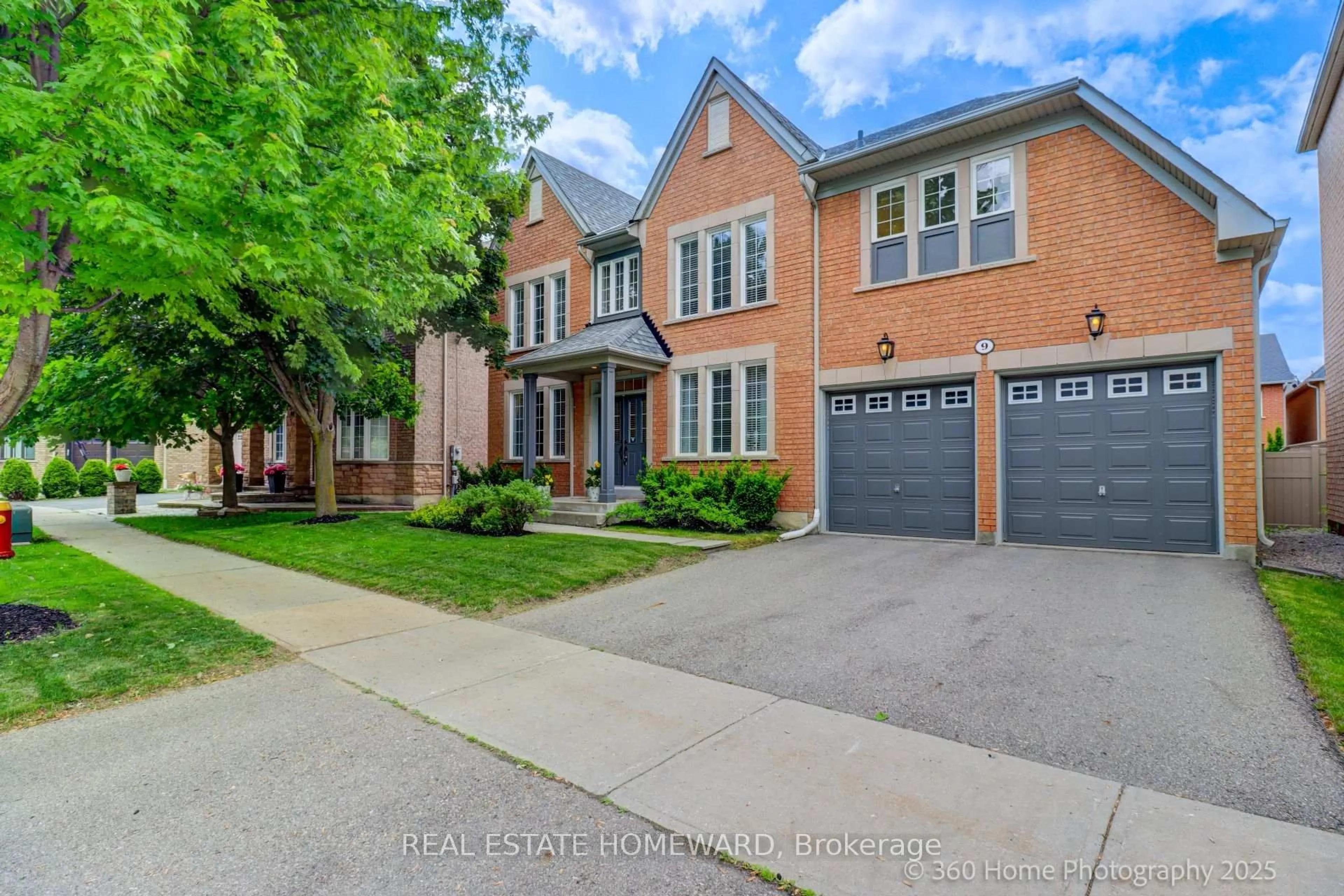 Home with brick exterior material, street for 9 Tarmack Dr, Richmond Hill Ontario L4E 0E6