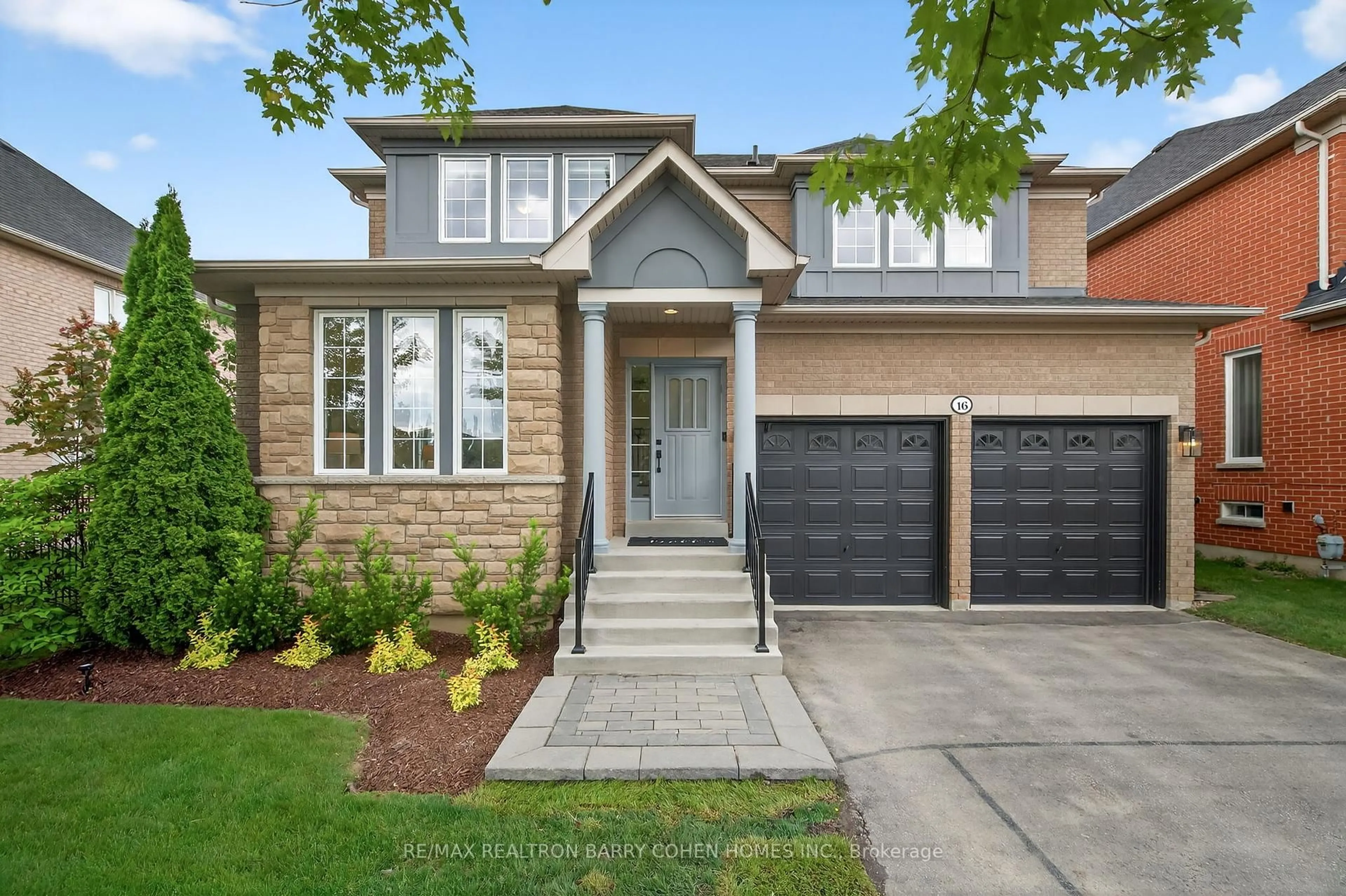 Home with brick exterior material, street for 16 Moraine Ridge Dr, Richmond Hill Ontario L4E 4S8