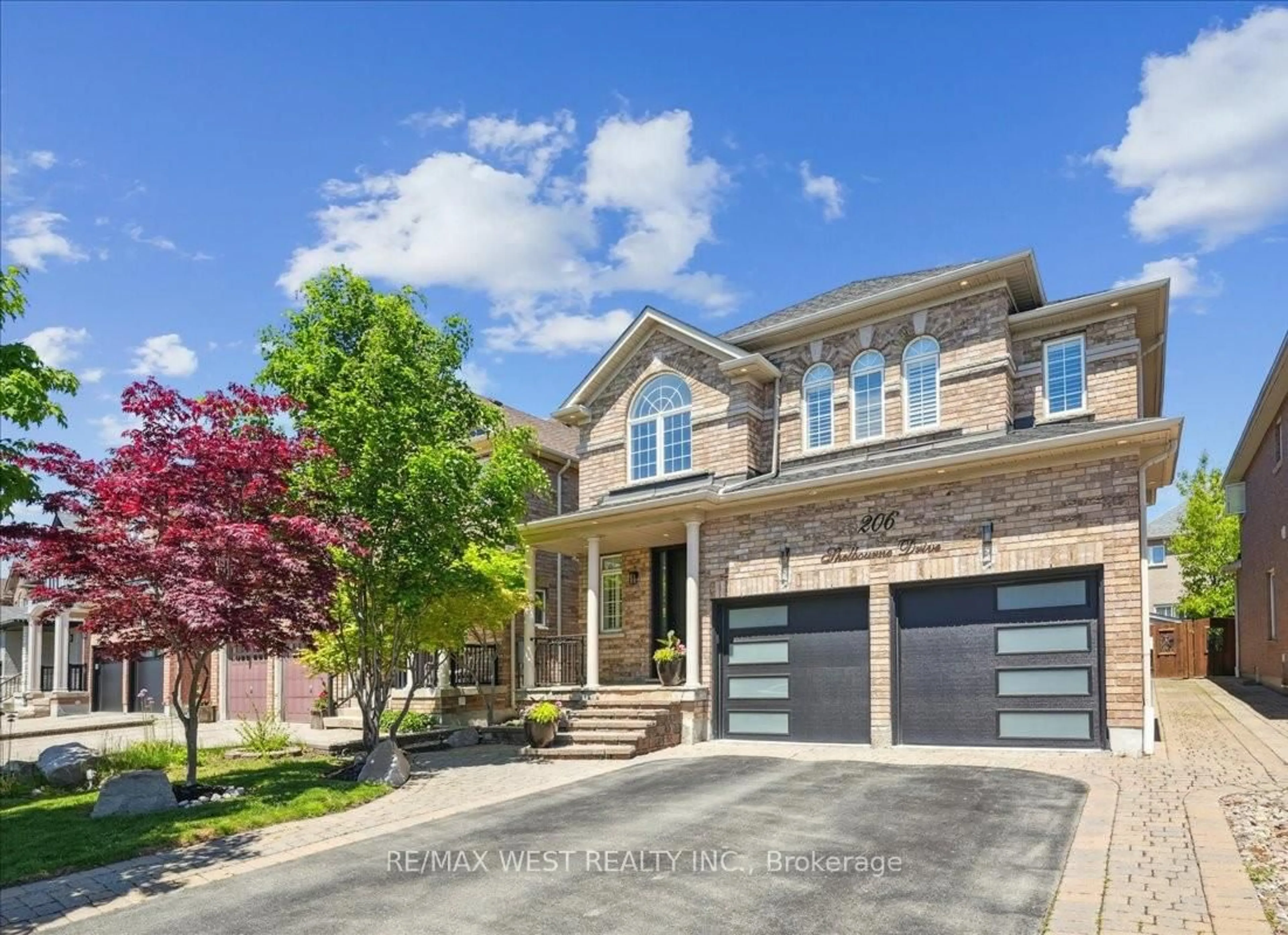 Home with brick exterior material, street for 206 Shelbourne Dr, Vaughan Ontario L4H 0J4