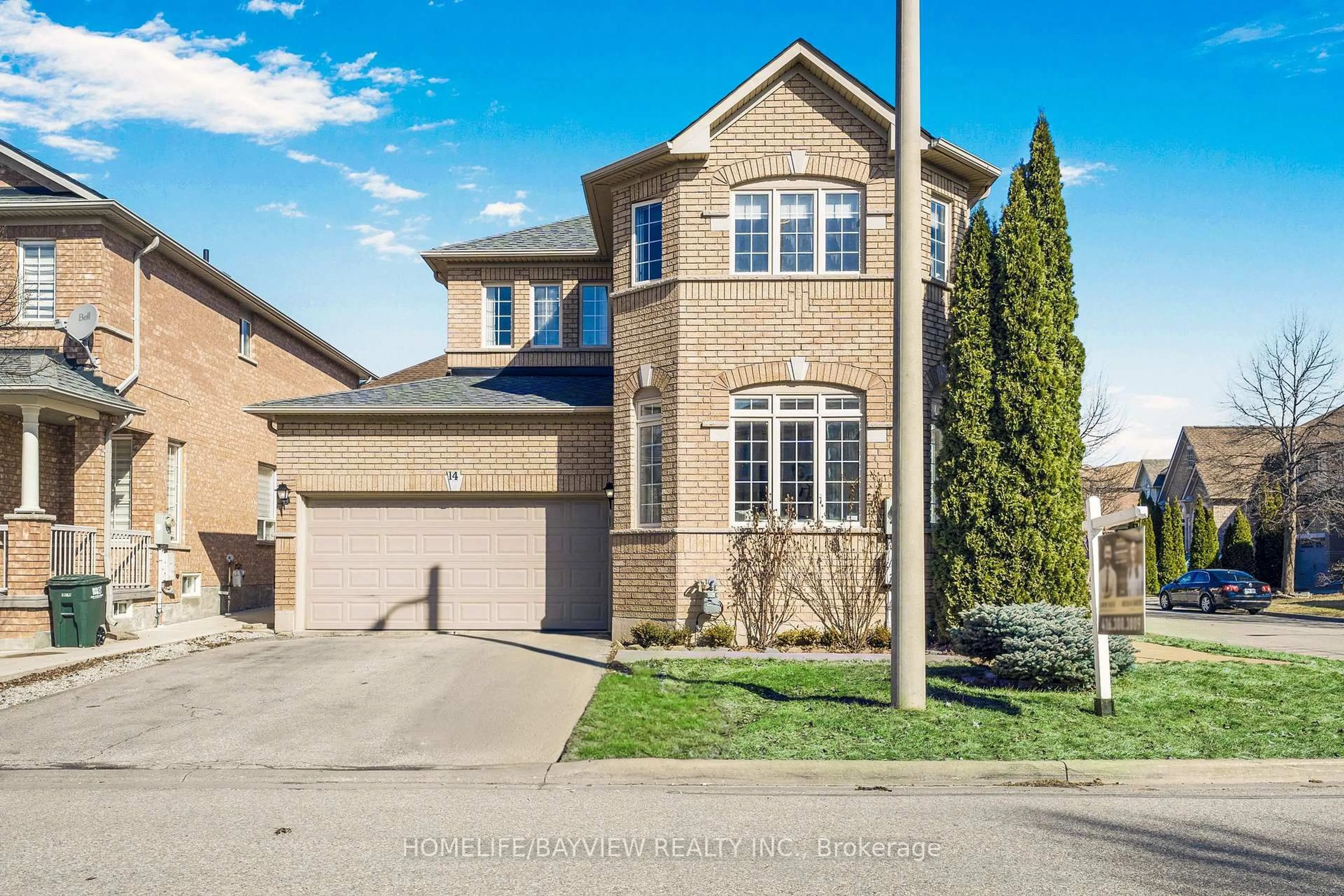 Home with brick exterior material, street for 14 Montcalm Blvd, Vaughan Ontario L4H 2X6