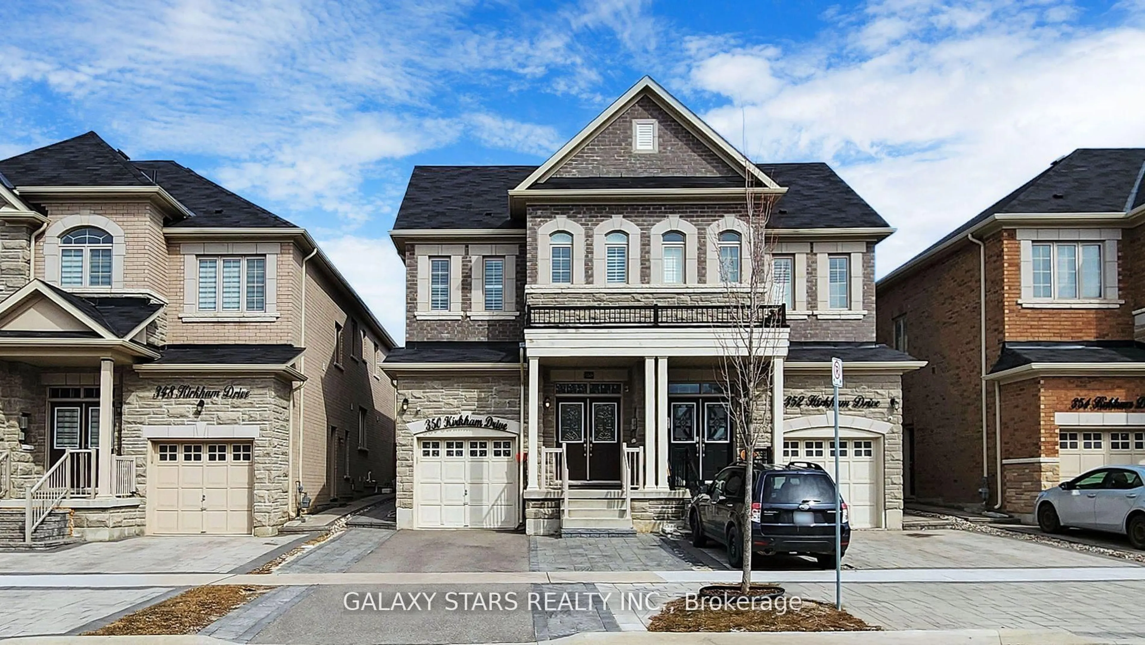 Home with brick exterior material, street for 350 Kirkham Dr, Markham Ontario L3S 0E4