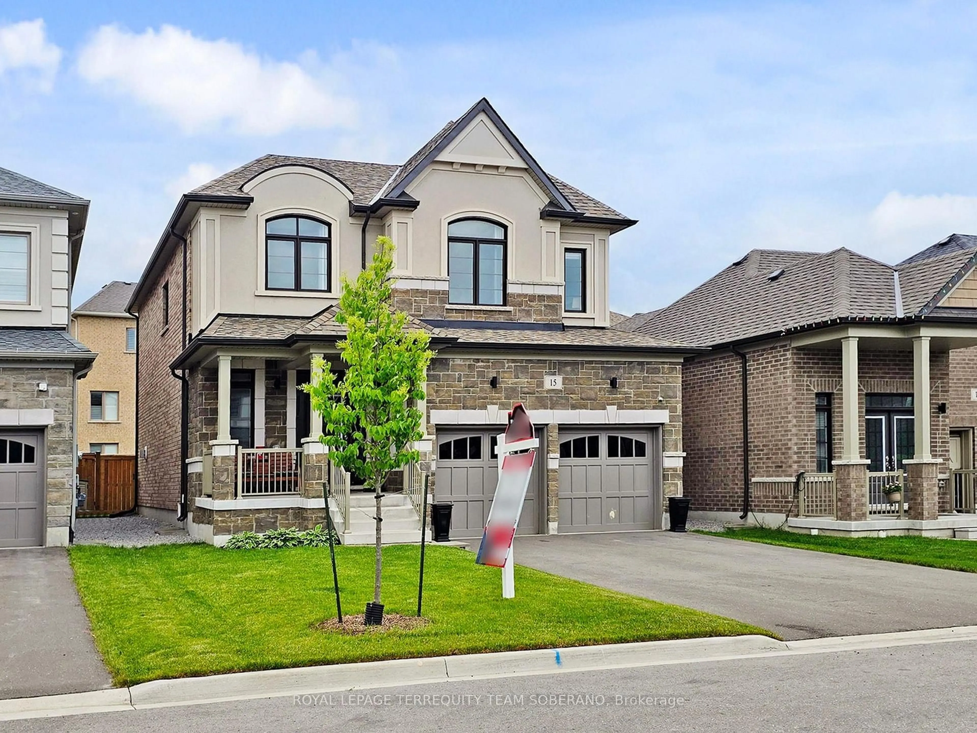 Home with brick exterior material, street for 15 Pietrowski Dr, Georgina Ontario L4P 0J7