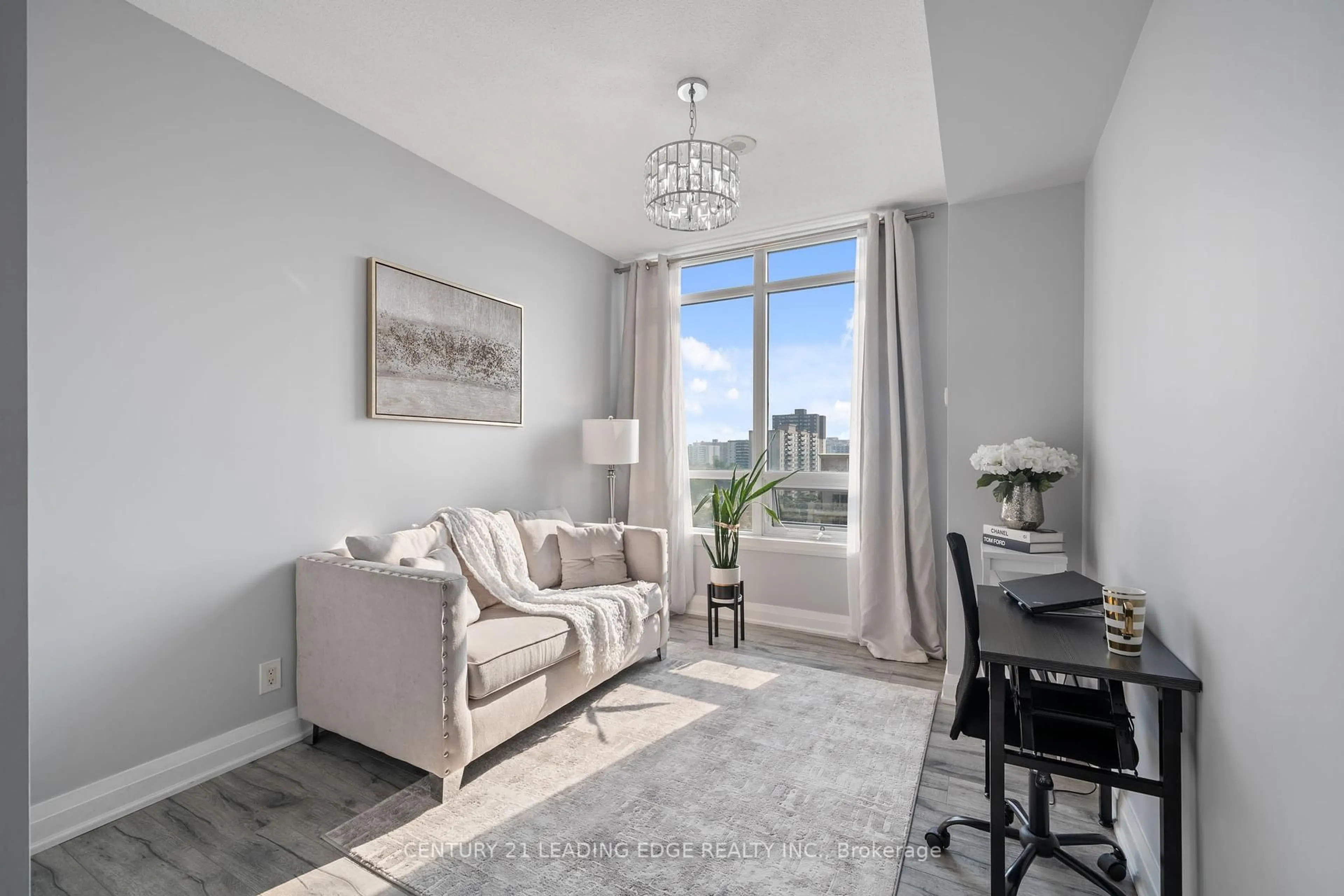 Living room with furniture, unknown for 520 Steeles Ave #1112, Vaughan Ontario L4J 0H2