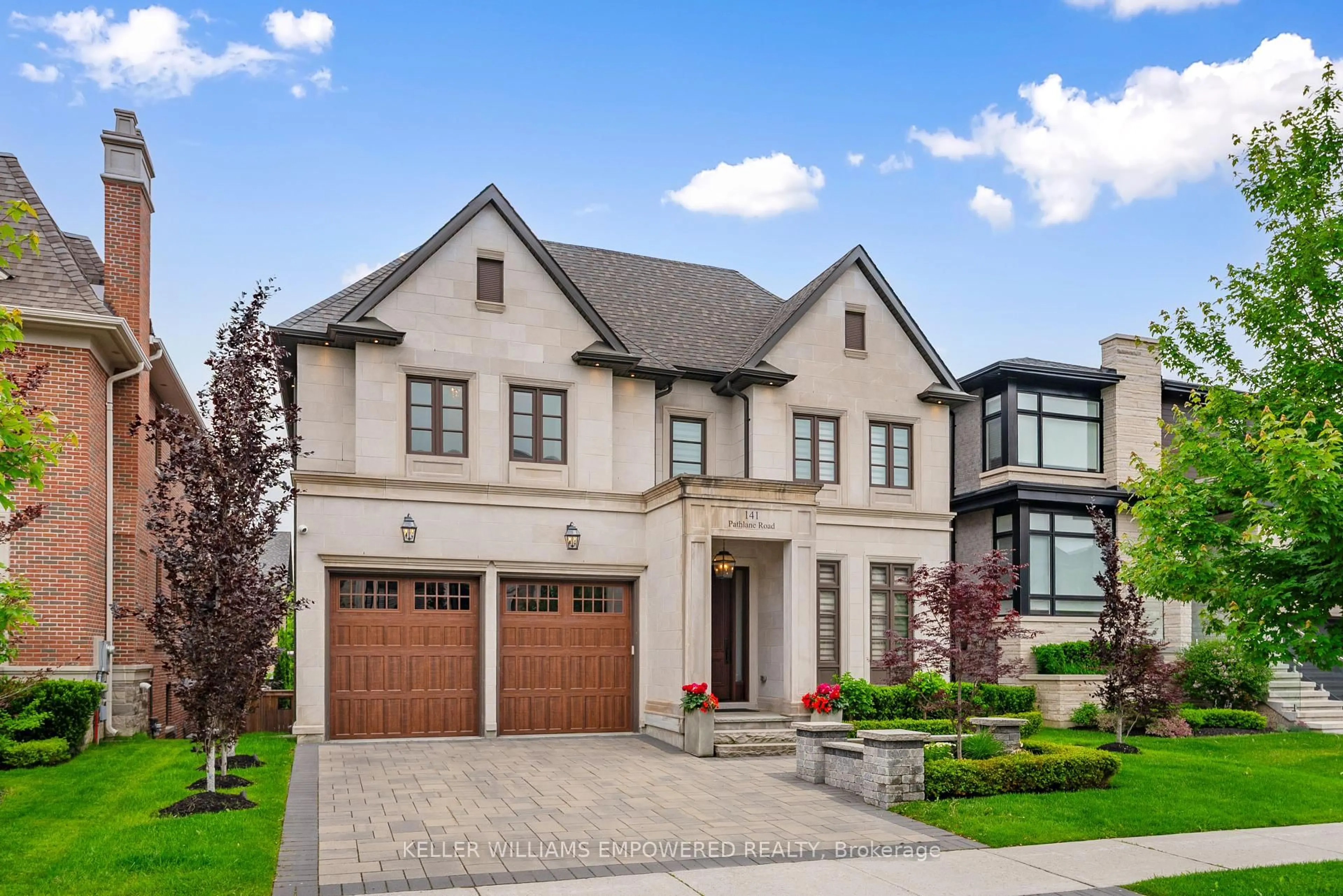 Home with brick exterior material, street for 141 Pathlane Rd, Richmond Hill Ontario L4B 4R1