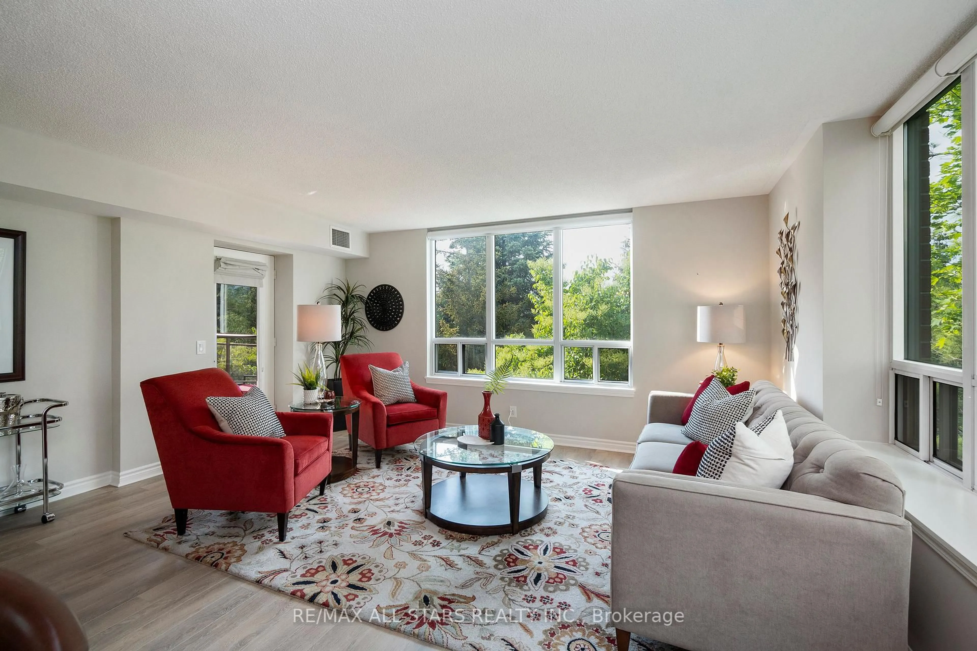 Living room with furniture, unknown for 80 The Boardwalk Way #319, Markham Ontario L6E 1B8
