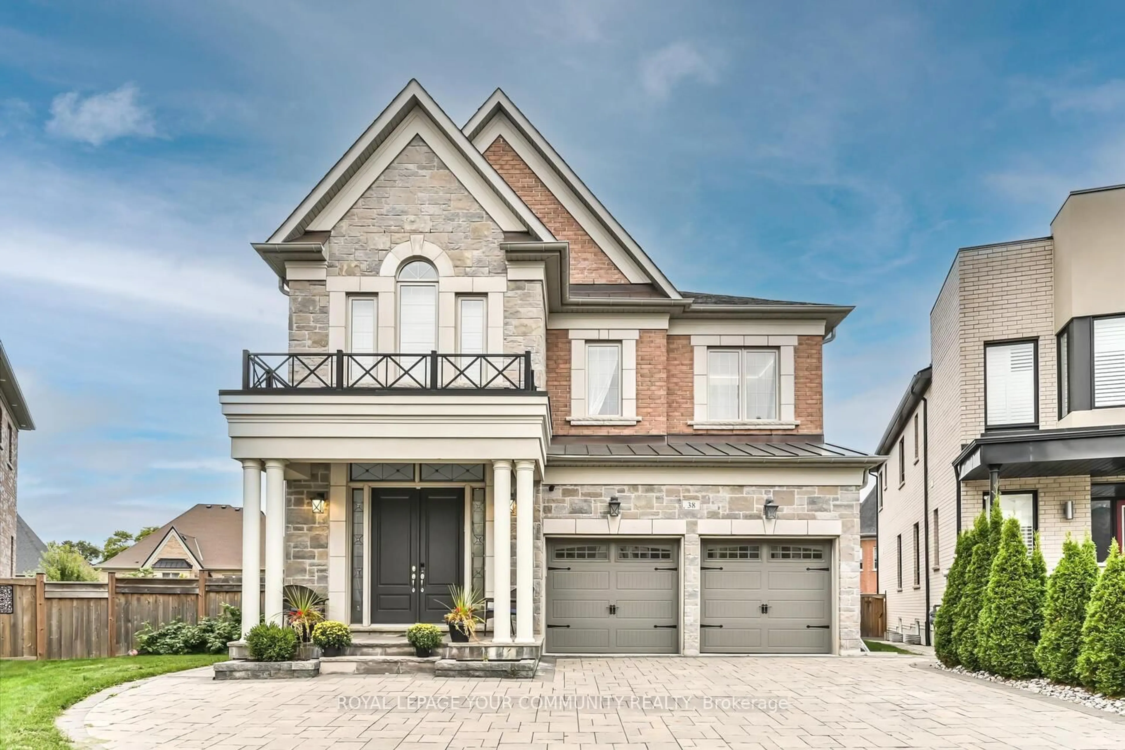Home with brick exterior material, street for 38 Perrigo Crt, Vaughan Ontario L6A 4W8