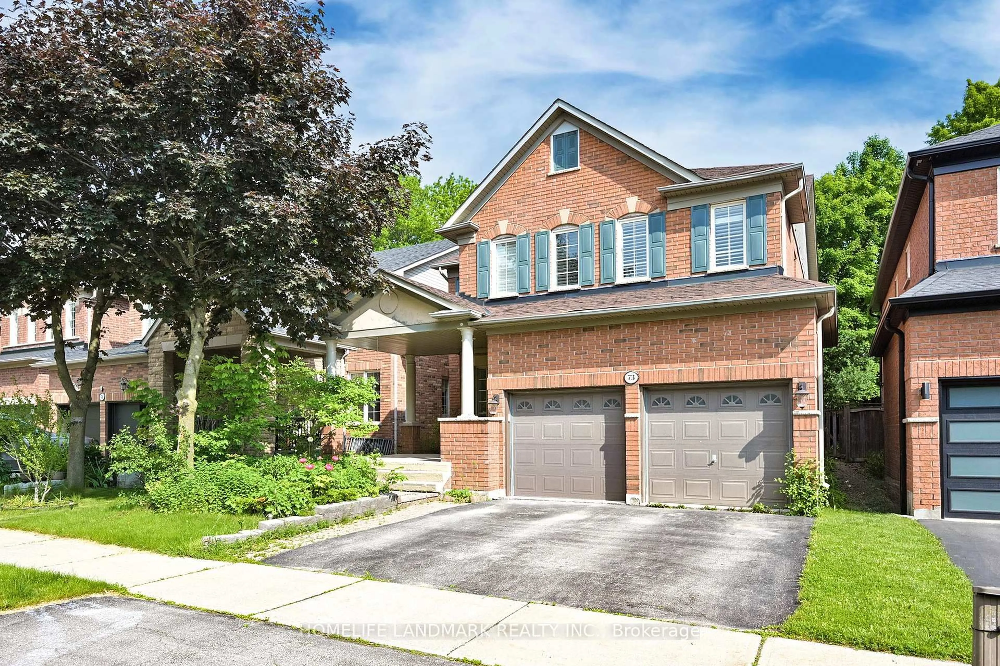Home with brick exterior material, street for 73 Richvalley Cres, Richmond Hill Ontario L4E 4C8