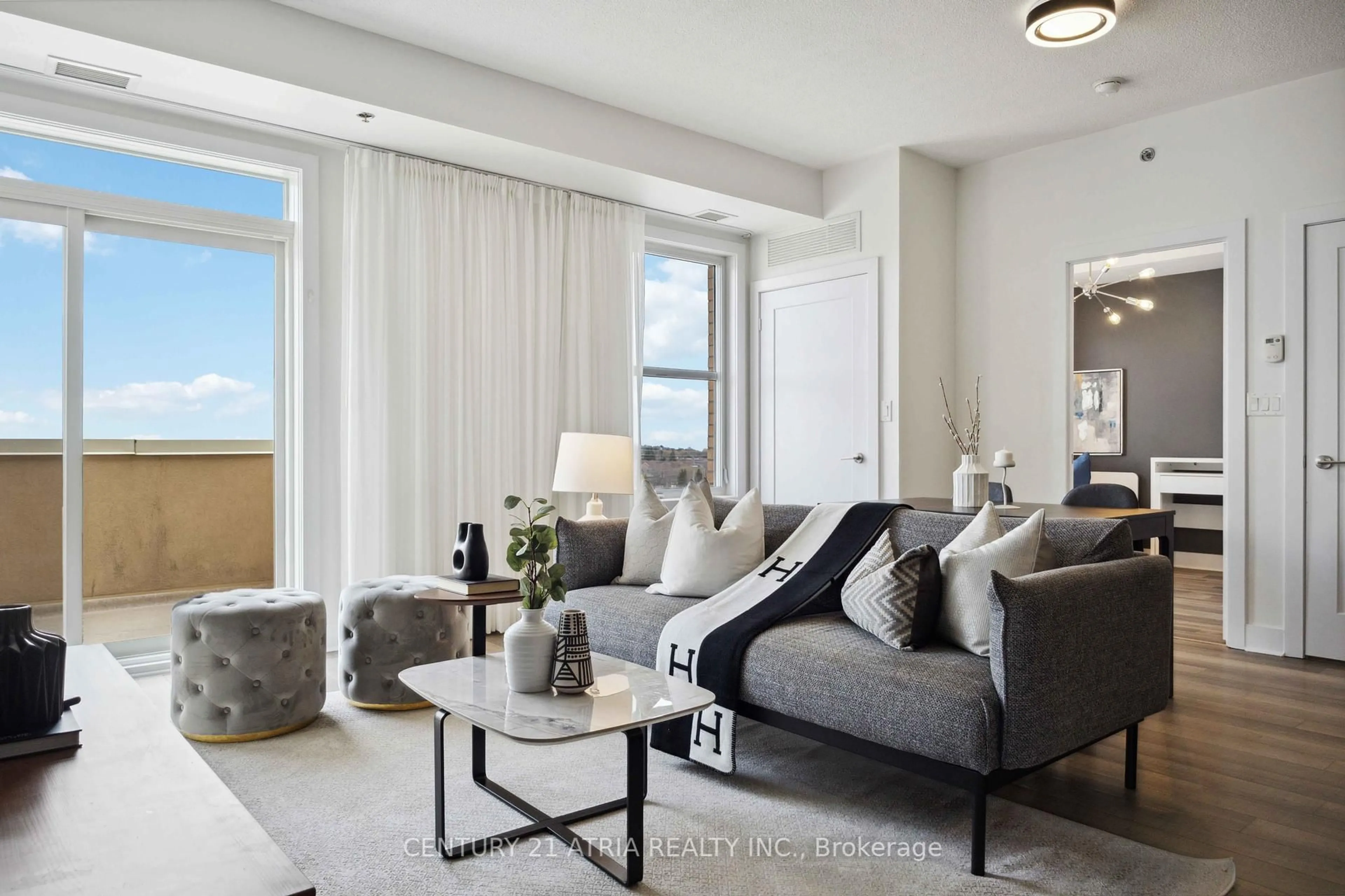 Living room with furniture, unknown for 28 Prince Regent St #Ph06, Markham Ontario L6C 0V5