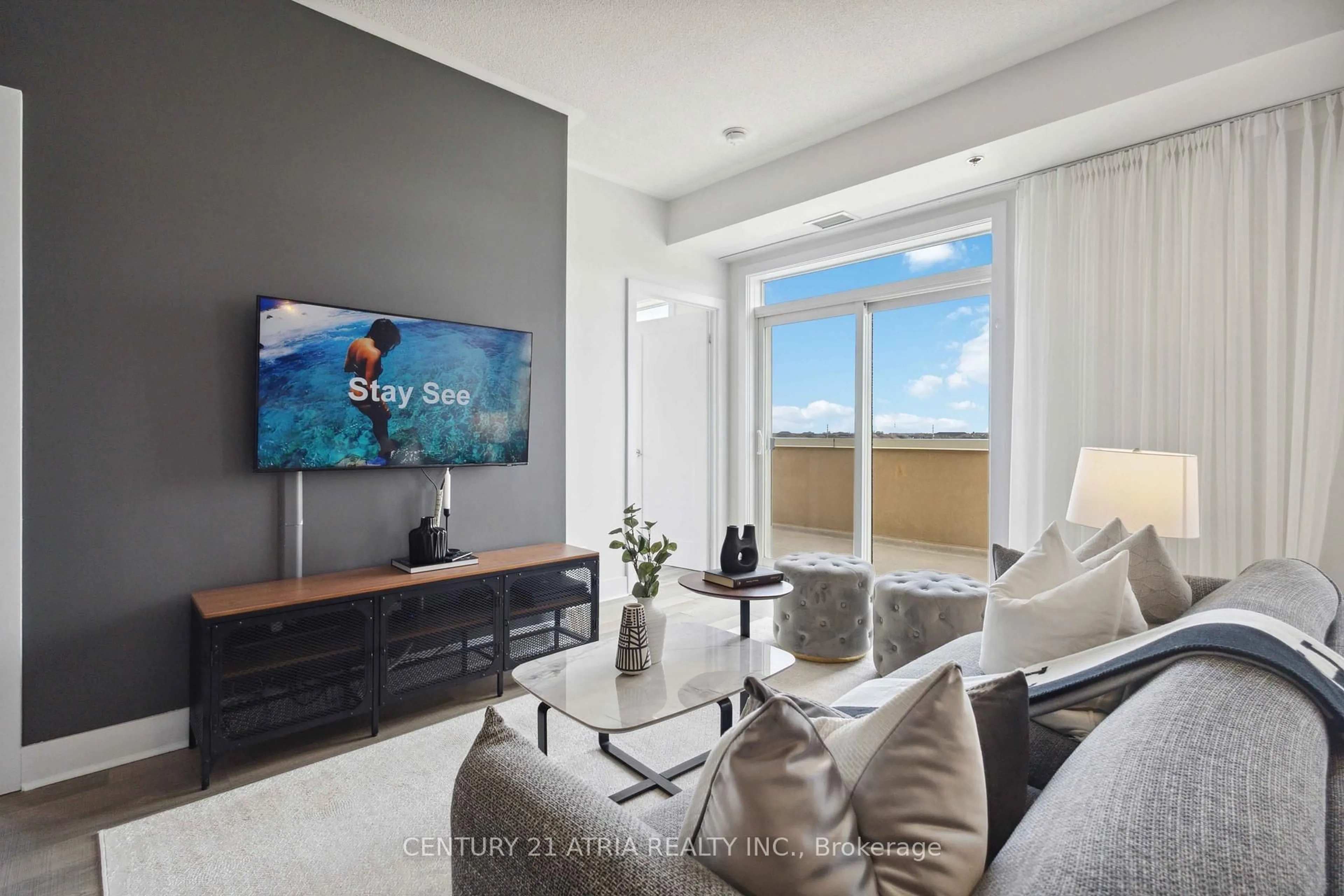 Living room with furniture, unknown for 28 Prince Regent St #Ph06, Markham Ontario L6C 0V5