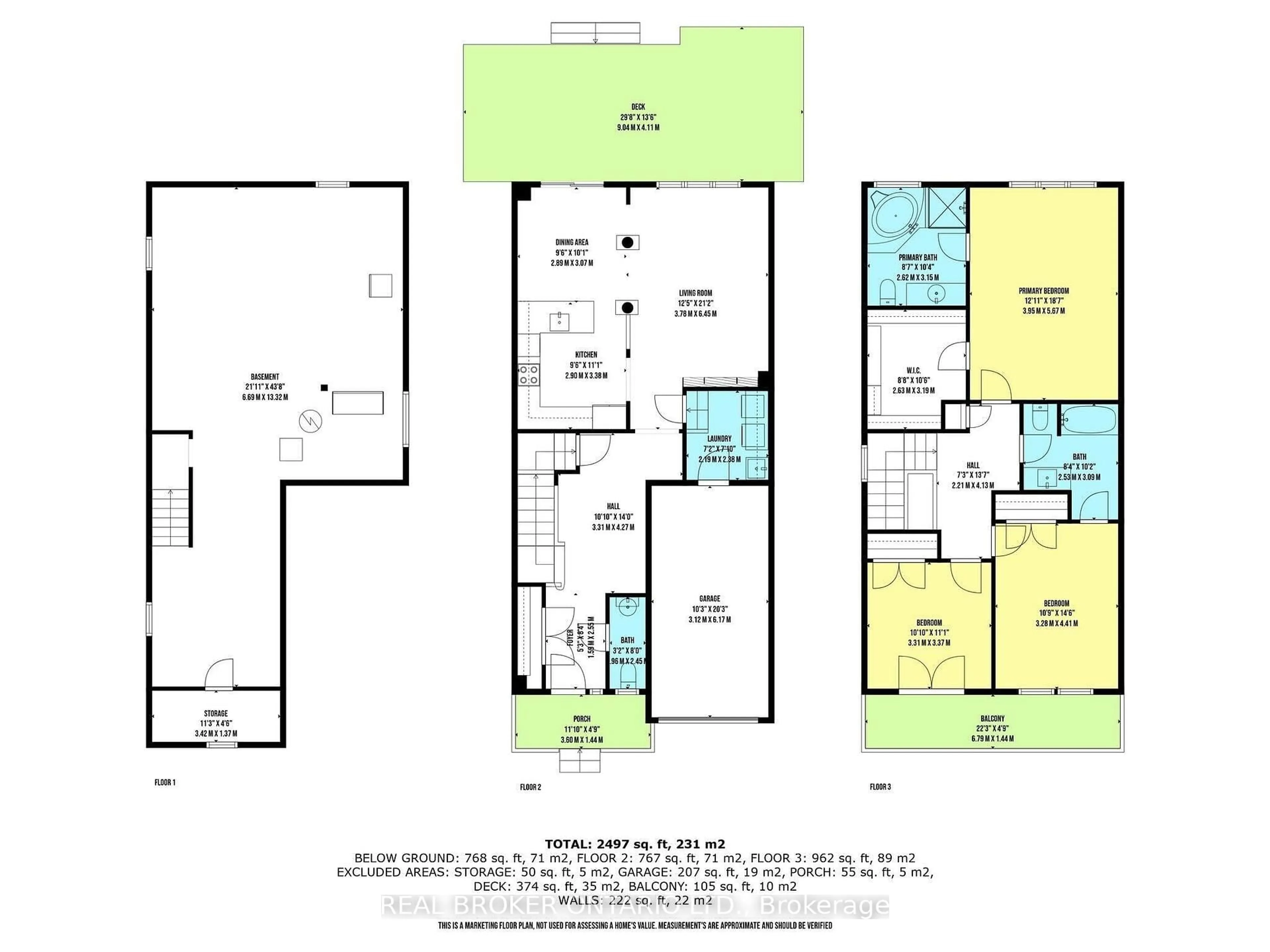 Floor plan for 44 Mckenzie Way, Bradford West Gwillimbury Ontario L3Z 0K1