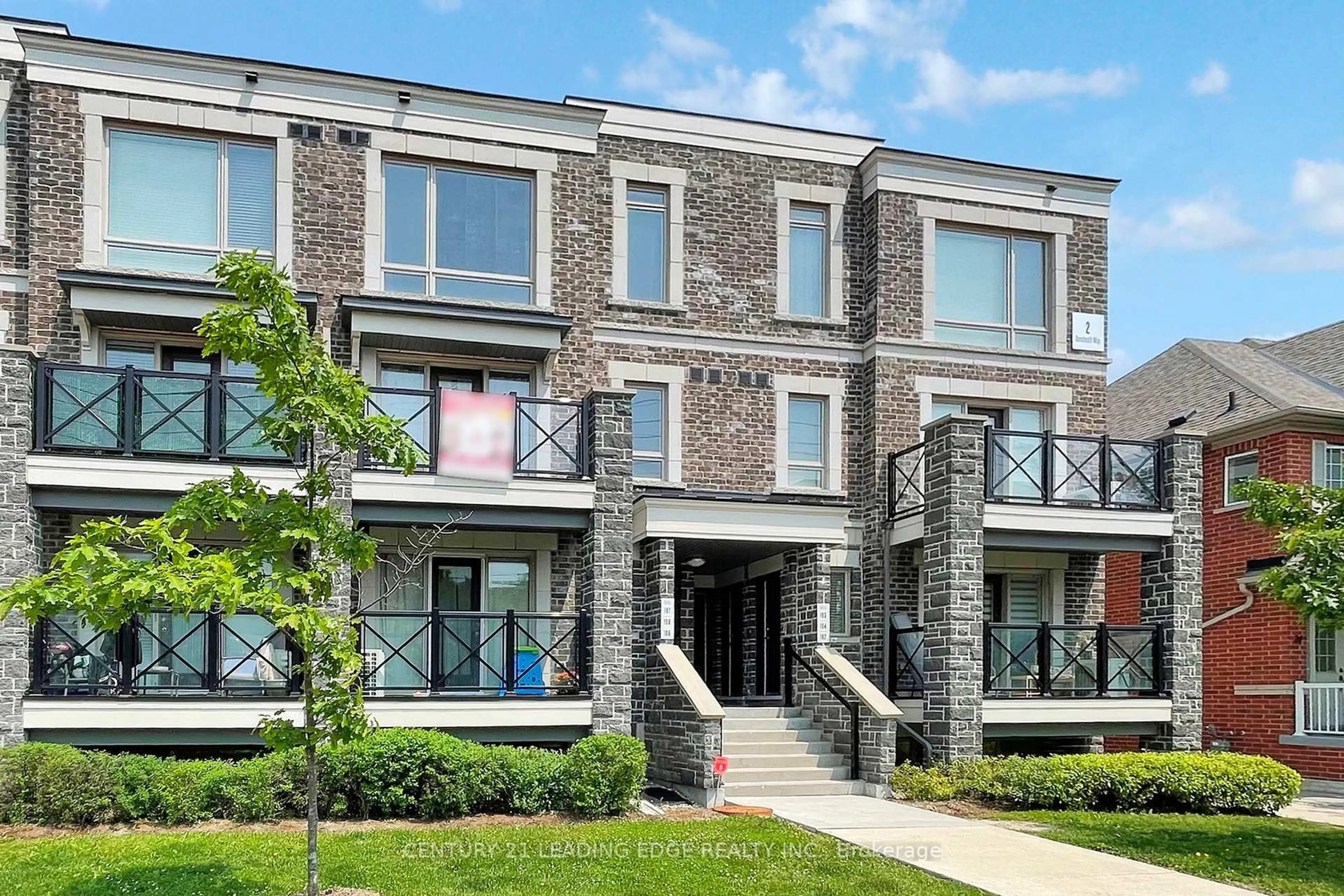 Home with brick exterior material, building for 2 Dunsheath Way #107, Markham Ontario L6B 0A3