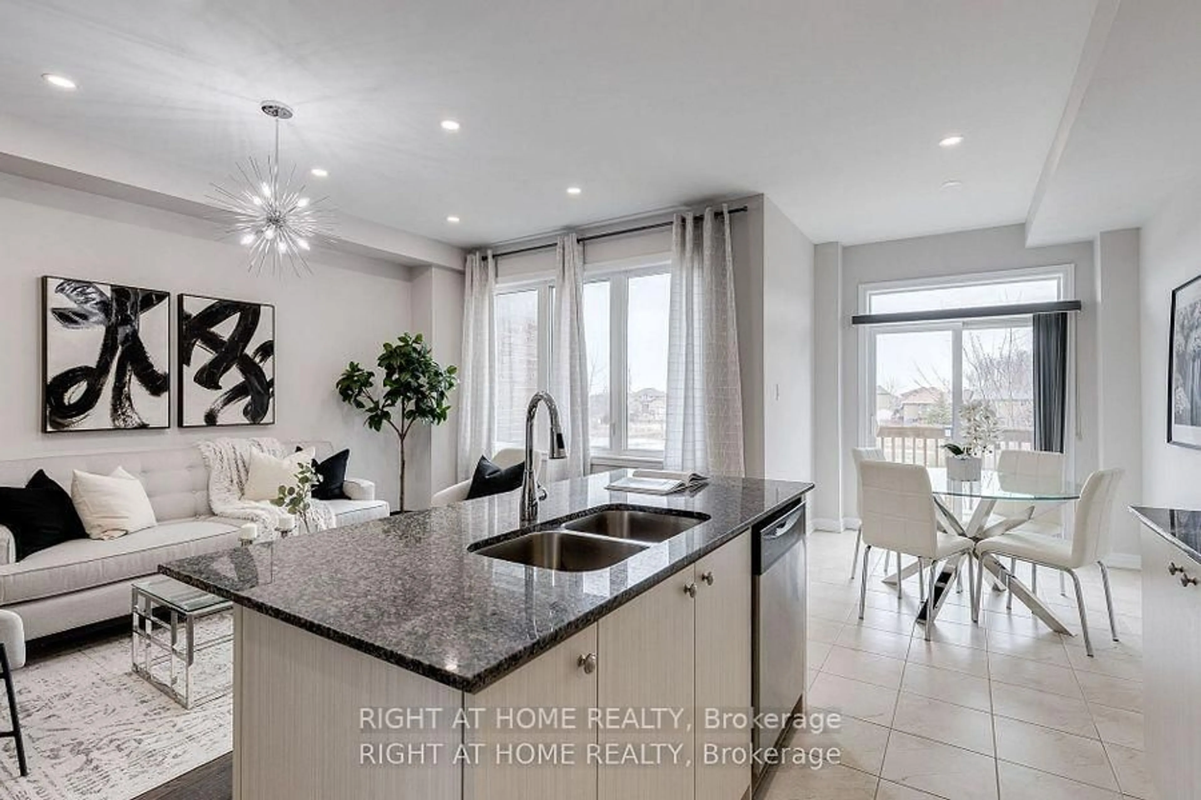 Open concept kitchen, unknown for 2017 Mullen St, Innisfil Ontario L9S 0J8