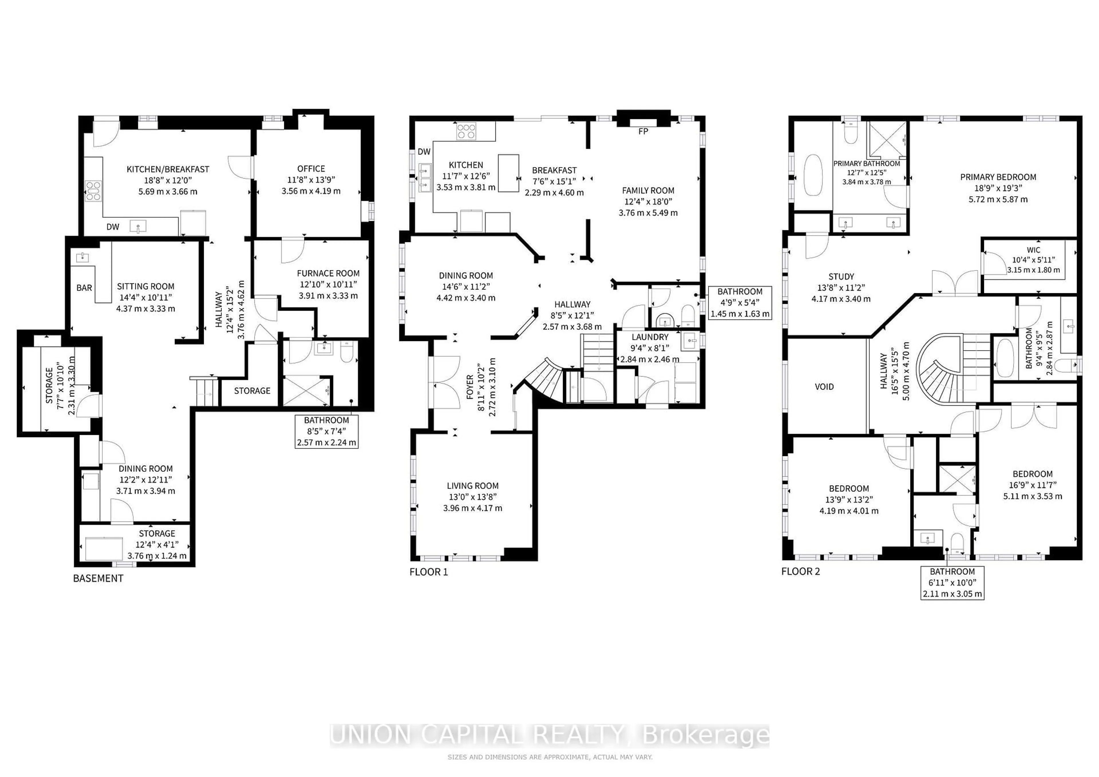 Floor plan for 83 Mooney St, Bradford West Gwillimbury Ontario L3Z 0K7