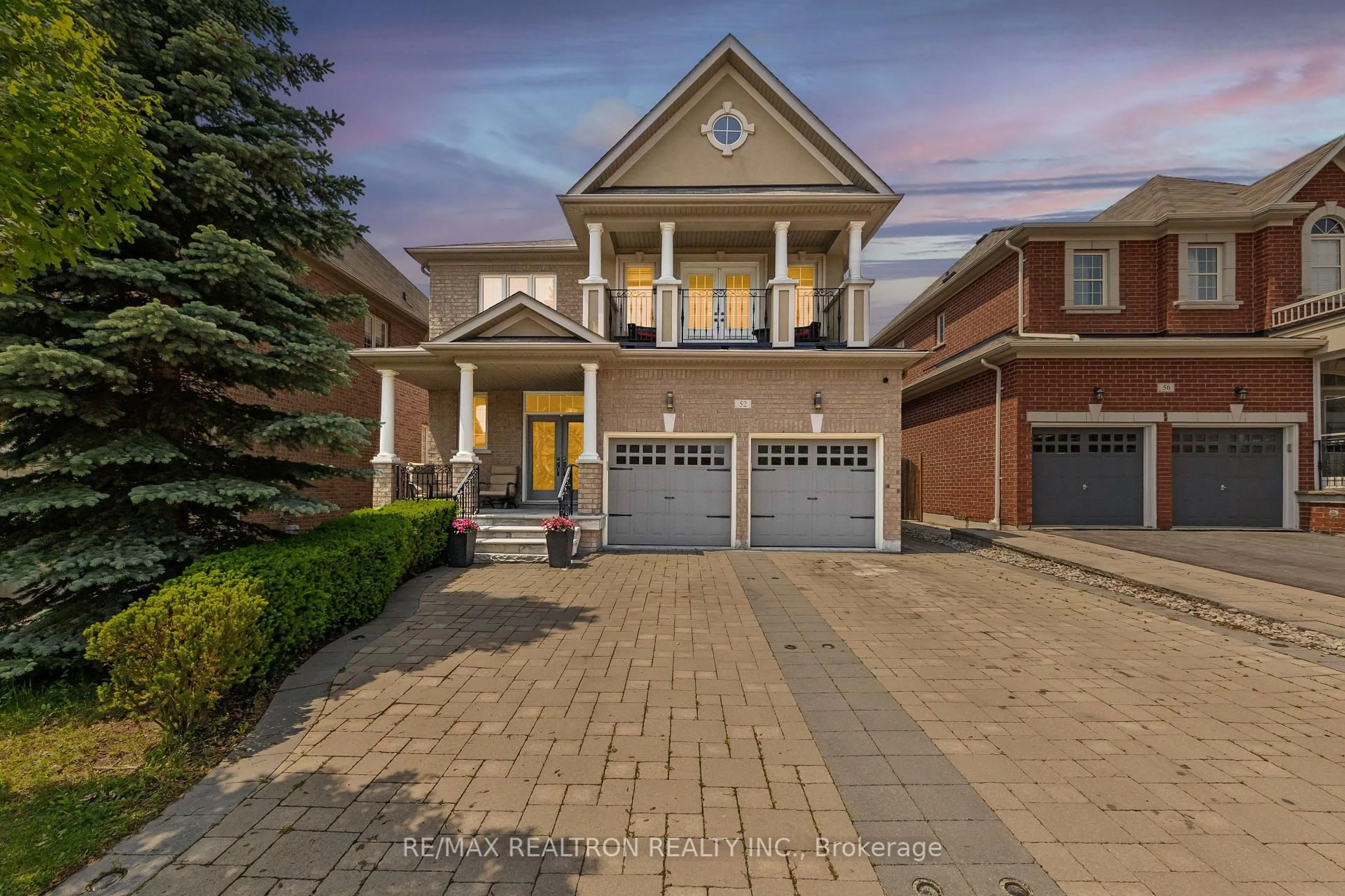 Home with brick exterior material, street for 52 Lady Angela Lane, Vaughan Ontario L6A 4S7
