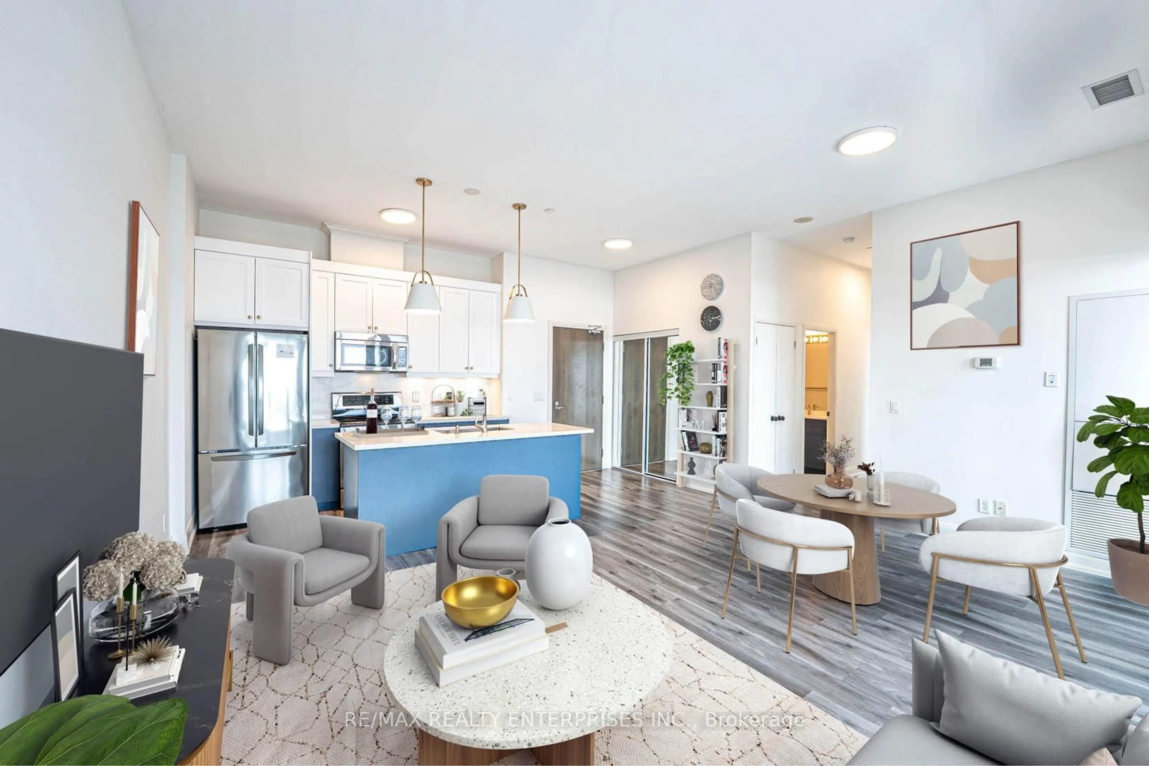 Open concept kitchen, unknown for 2900 Highway 7 Rd #206, Vaughan Ontario L4K 0G3