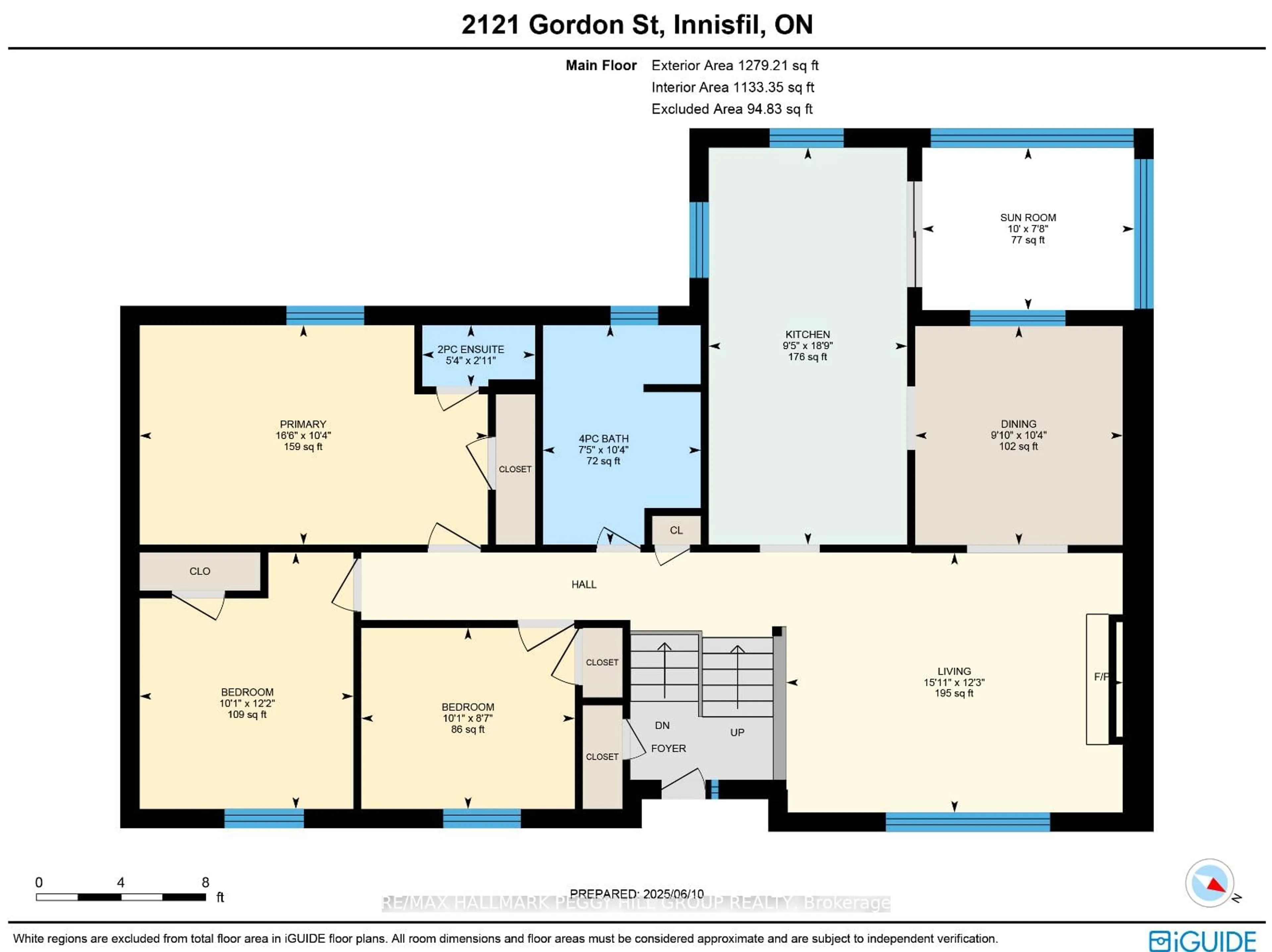 Floor plan for 2121 Gordon St, Innisfil Ontario L9S 1C5