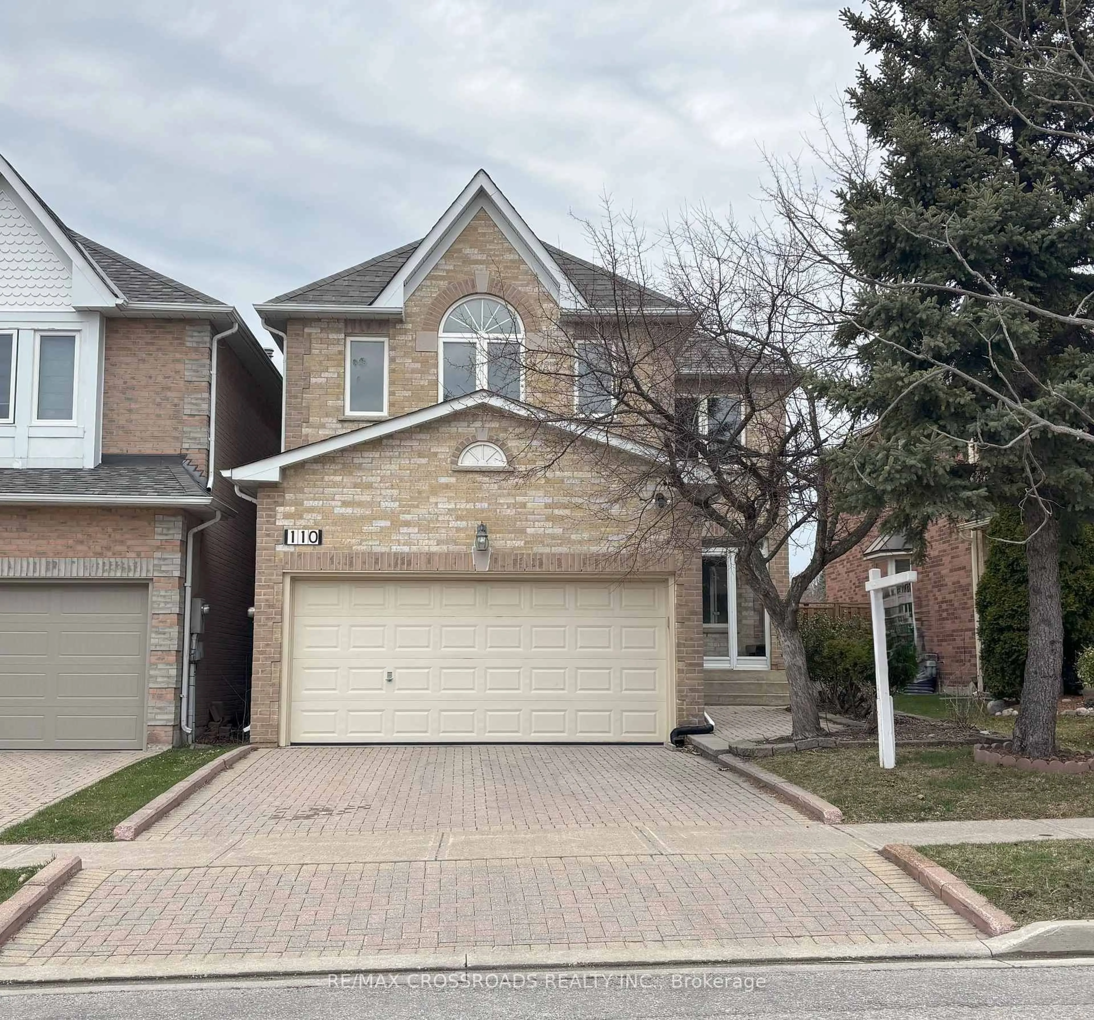 Home with brick exterior material, street for 110 Halterwood Circ, Markham Ontario L3P 7T3