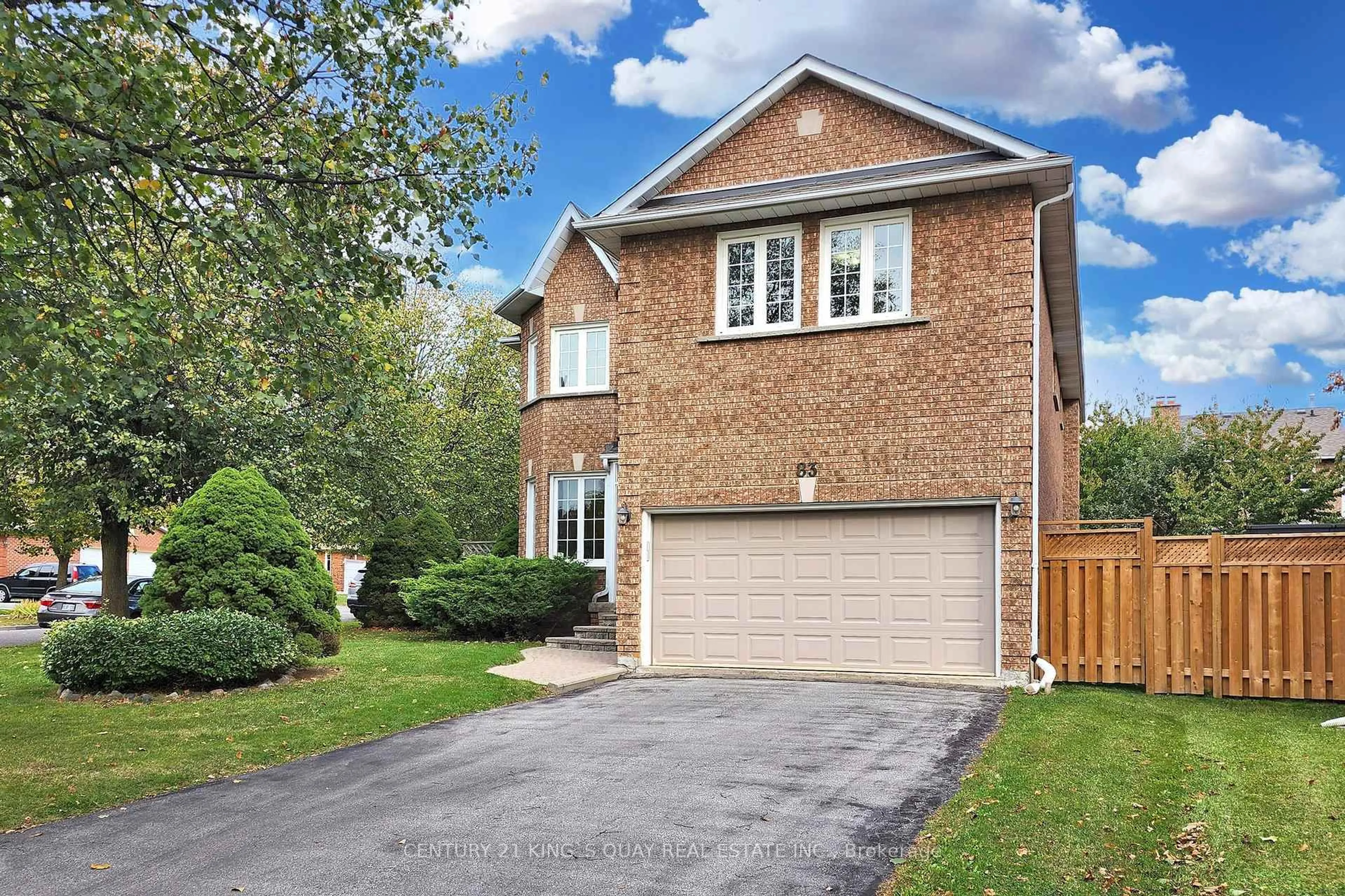 Home with brick exterior material, street for 83 Berwick Cres, Richmond Hill Ontario L4C 0B7
