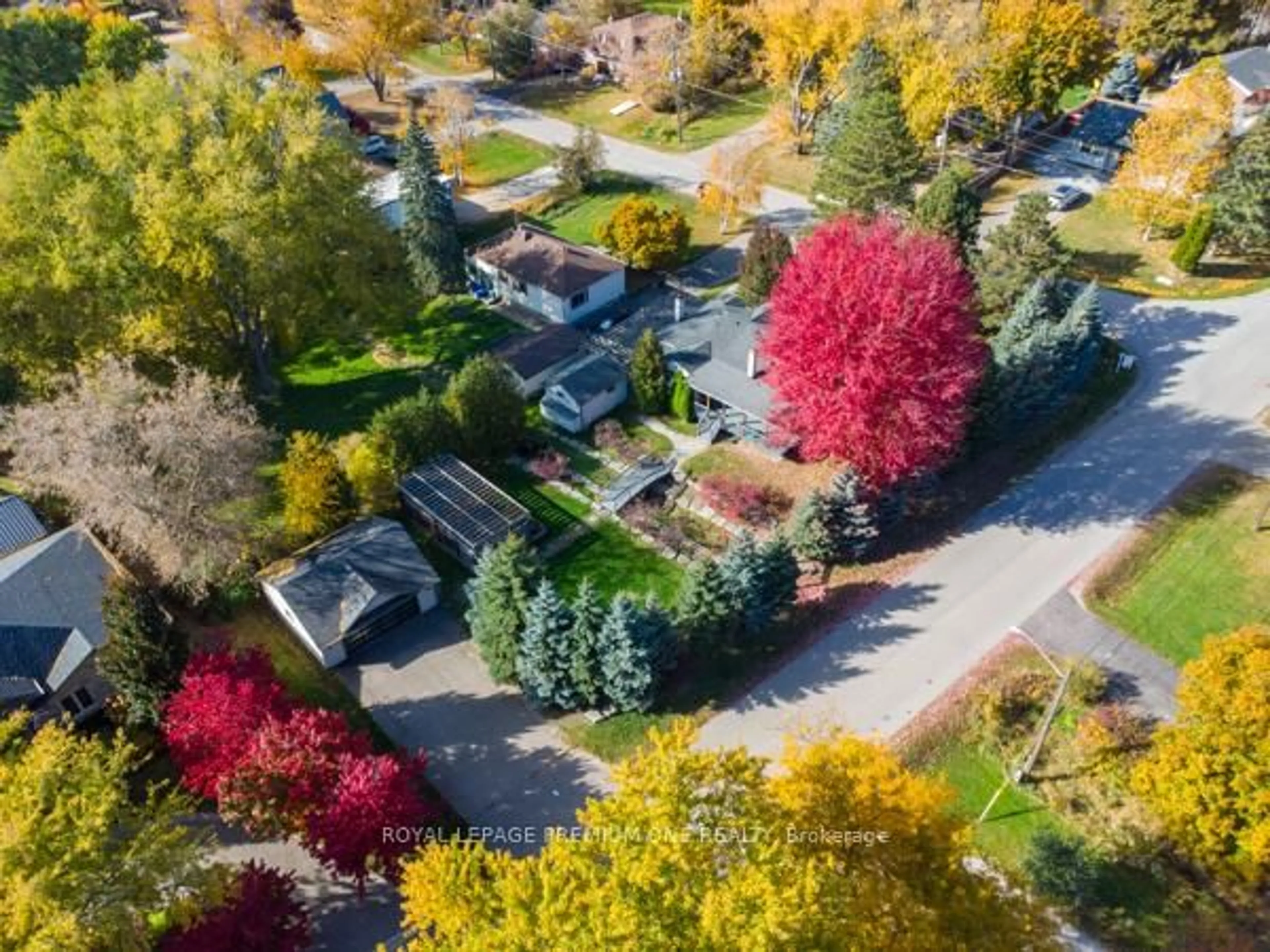 A pic from outside/outdoor area/front of a property/back of a property/a pic from drone, street for 9 Faris Ave, King Ontario L0G 1N0