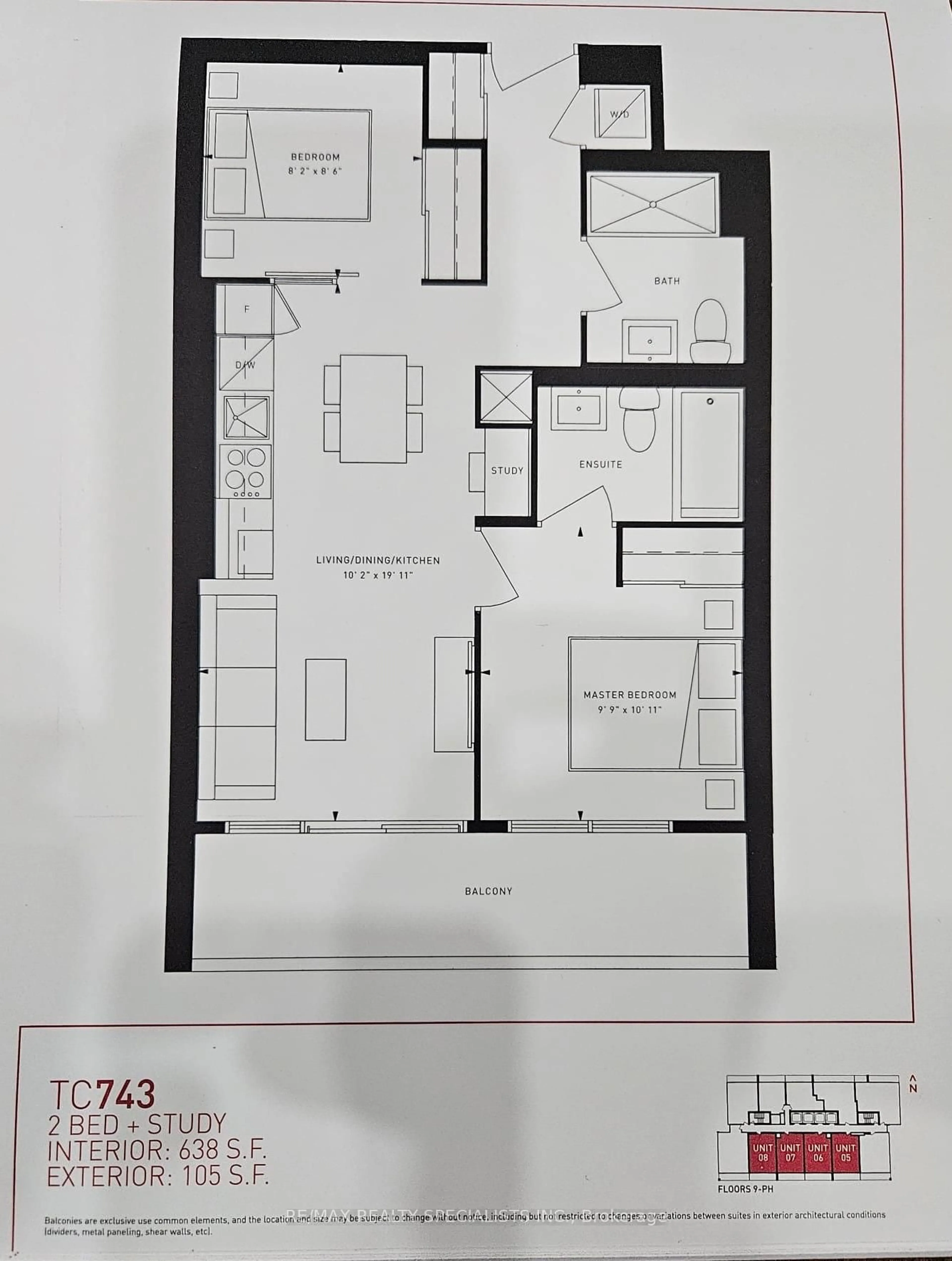 Floor plan for 5 BUTTERMILL Ave #5706, Vaughan Ontario L4K 0J5