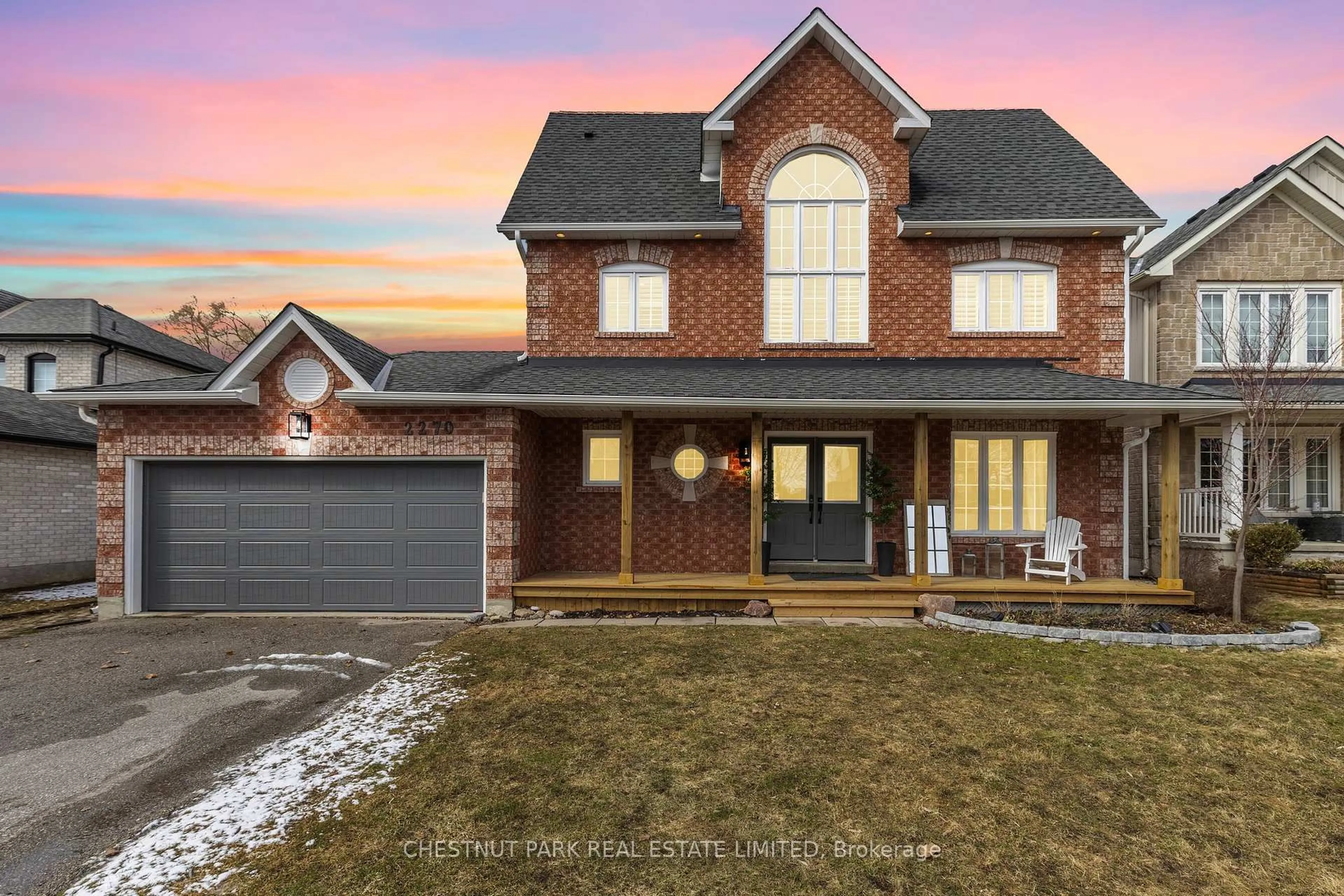 Home with brick exterior material, street for 2270 Taylorwoods Blvd, Innisfil Ontario L9S 2E6