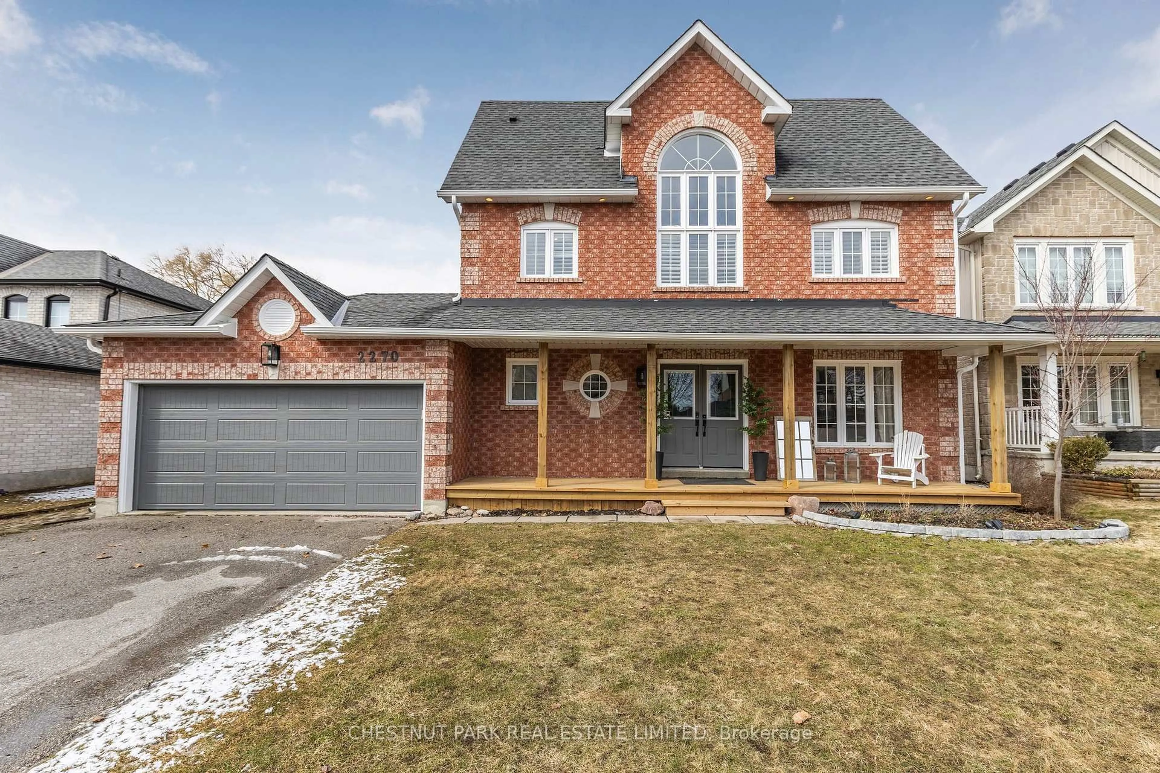 Home with brick exterior material, street for 2270 Taylorwoods Blvd, Innisfil Ontario L9S 2E6